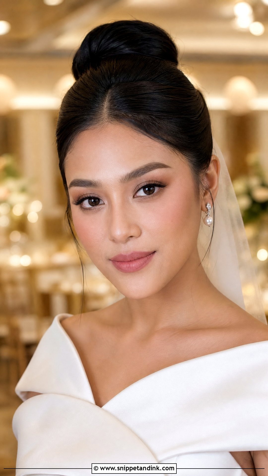 Matte Chinese Bridal Makeup - Snippet and Ink - 20 Chinese Asian Bridal Makeup Ideas