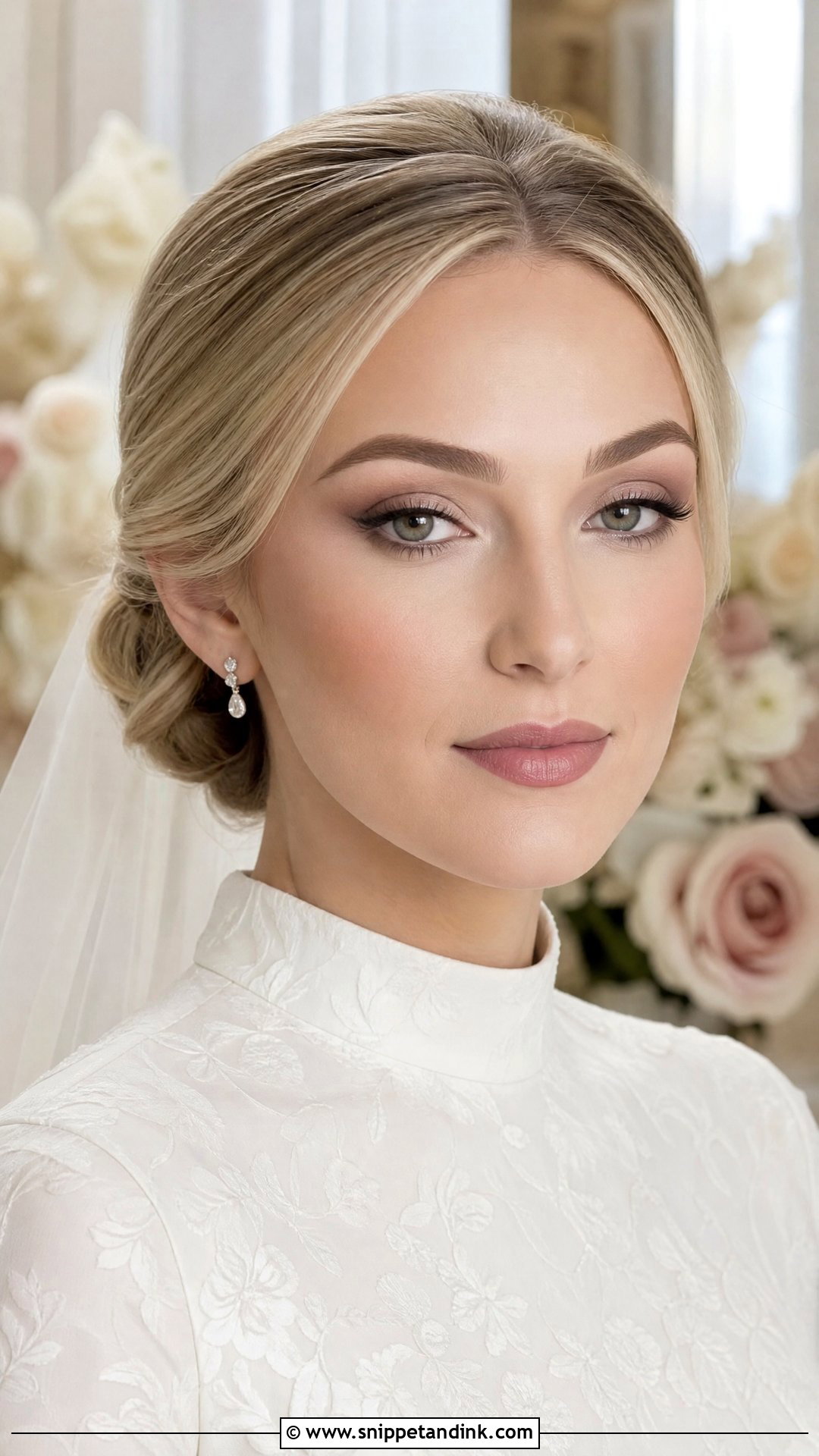Matte Christian Bridal Makeup - Snippet and Ink - 20 Christian Bridal Makeup Ideas
