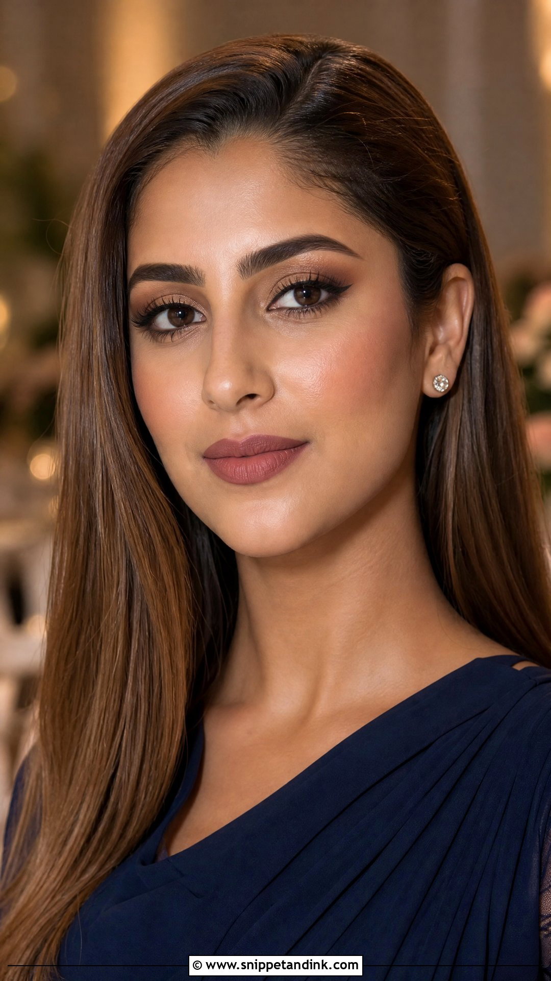 Matte Engagement Makeup - Snippet and Ink - 30 Engagement Makeup Ideas