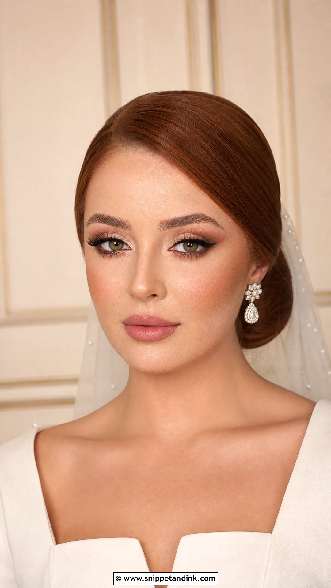 Matte Full Glam Bridal Makeup - Snippet and Ink - 20 Bridal Makeup Full Glam Brown Eyes