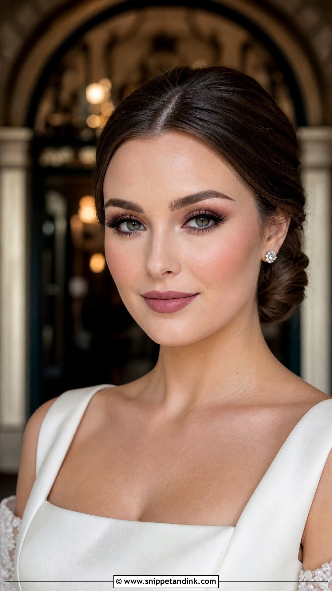 Matte Glam Bridal Makeup - Snippet and Ink - 20 Sultry Bridal Makeup Ideas