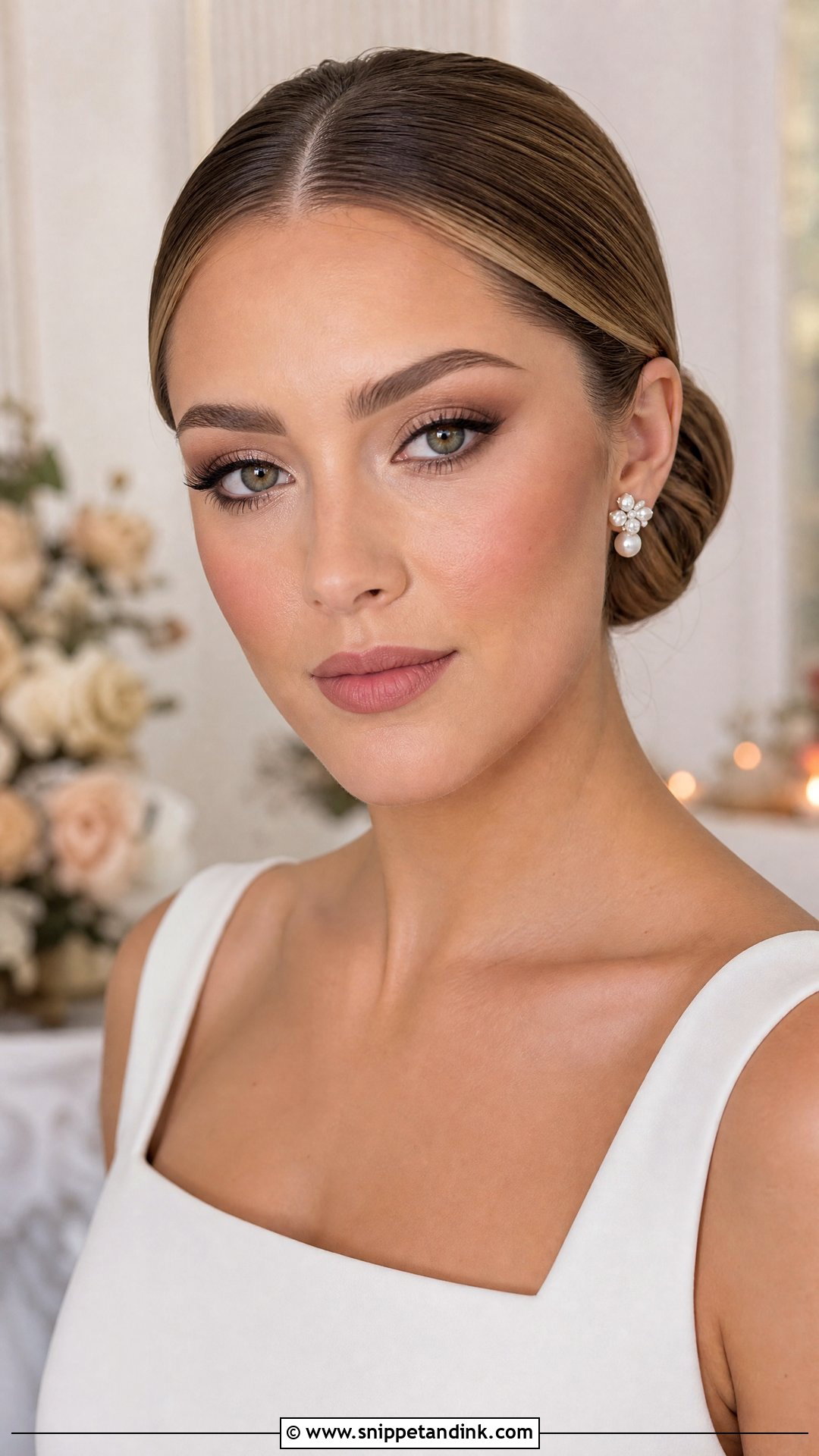 Matte Glam Bridal Makeup - Snippet and Ink - 25 Glam Bridal Makeup Ideas