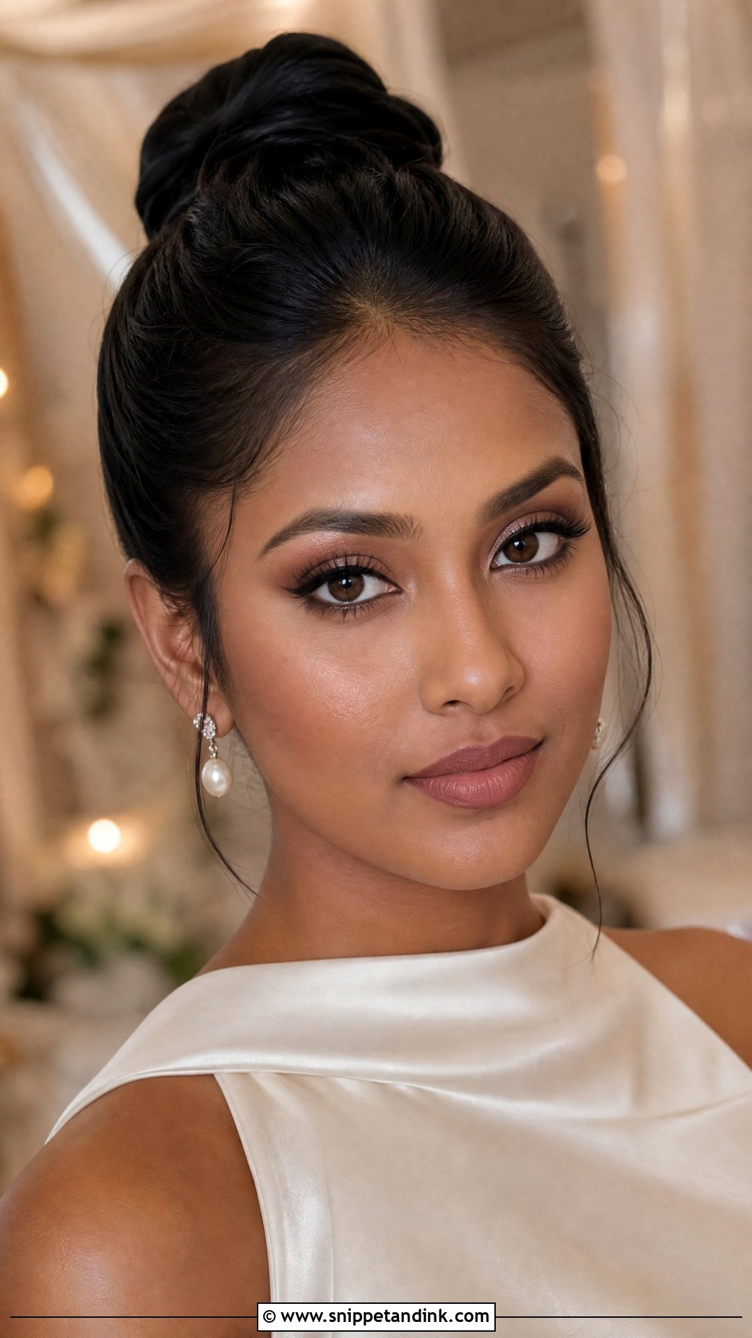 Matte Glam Bridal Makeup For Brown Eyes - Snippet and Ink - 20 Bridal Glam Makeup for Brown Eyes