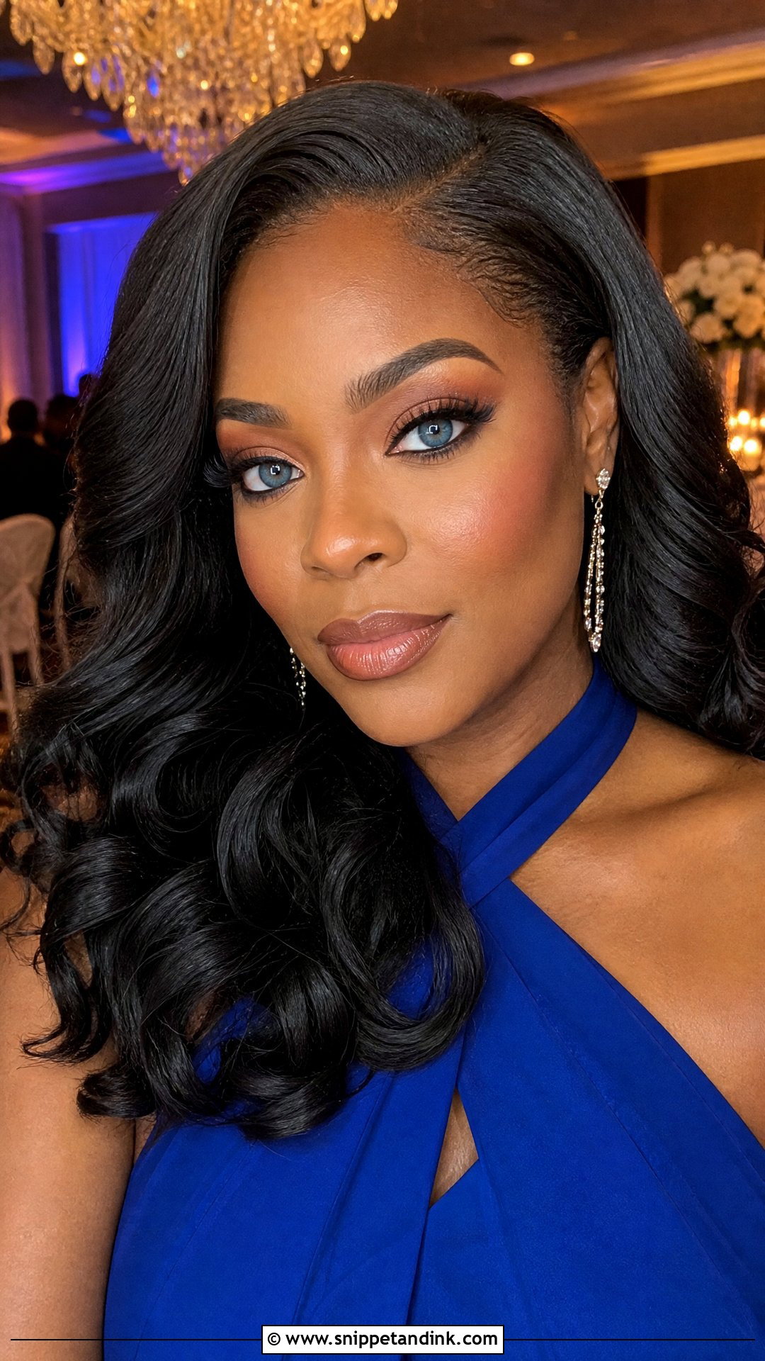 Matte Glam Wedding Guest Makeup For Blue Eyes - Snippet and Ink - 25 Wedding Guest Makeup for Blue Eyes