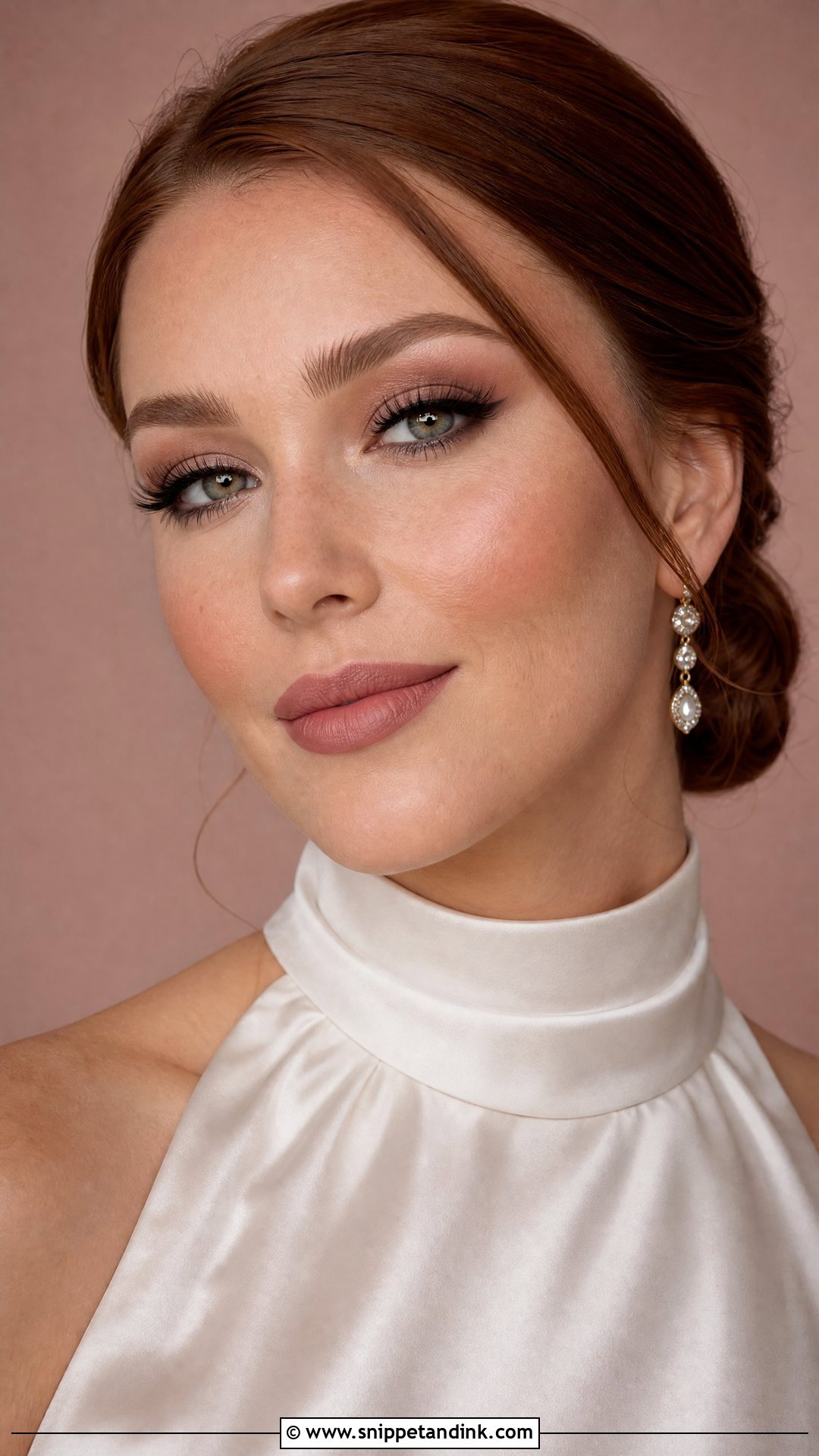 Matte Glam Wedding Makeup - Snippet and Ink - 20 Heavy Wedding Makeup Ideas
