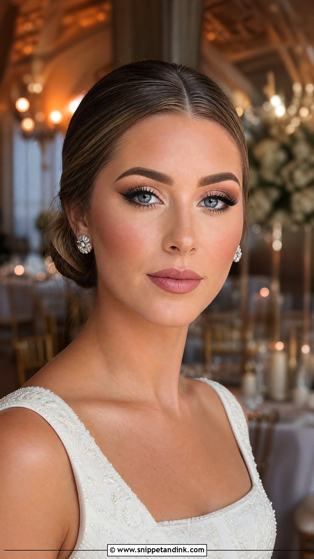 Matte Glam Wedding Makeup - Snippet and Ink - 20 Sultry Wedding Makeup Ideas