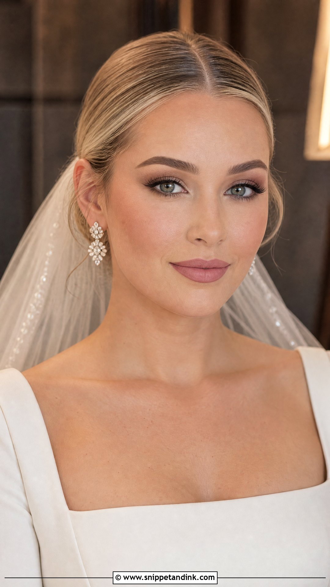 Matte Glam Wedding Makeup - Snippet and Ink - 25 Glamorous Wedding Makeup Ideas