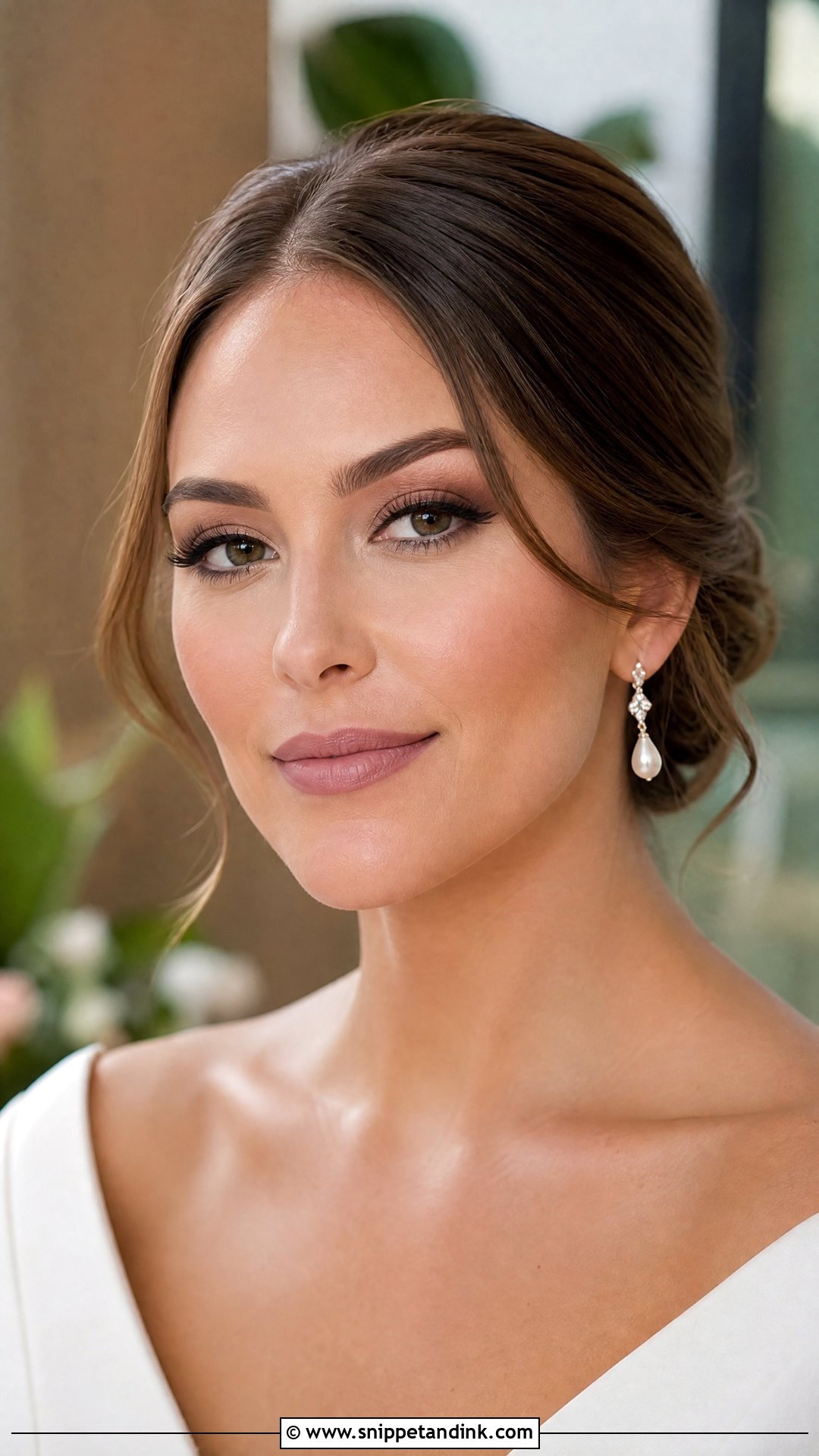 Matte Glam Wedding Makeup - Snippet and Ink - 30 Glam Wedding Makeup Ideas