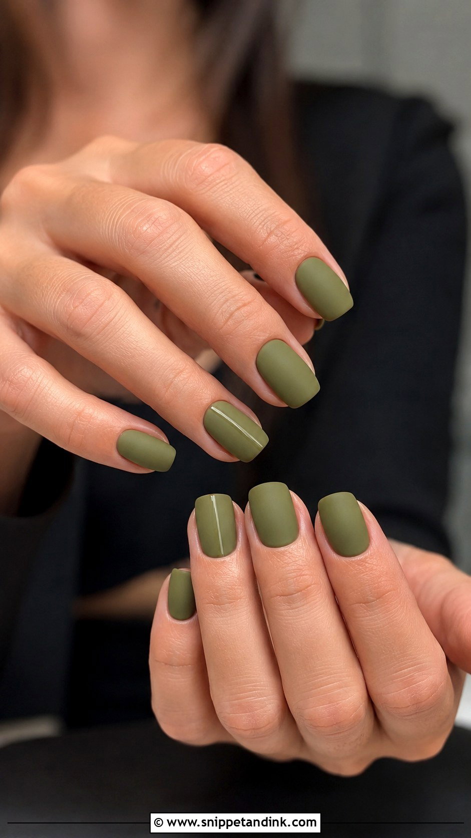 Matte Green Bridesmaid Nails - Snippet and Ink - 20 Green Bridesmaid Nails