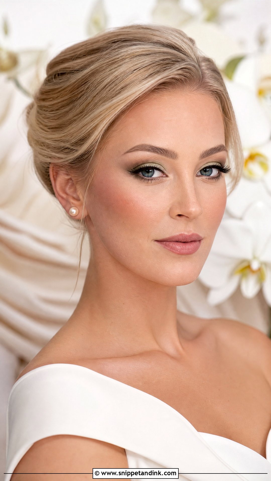 Matte Green Eye Bridal Makeup - Snippet and Ink - 20 Green Eye Bridal Makeup Ideas