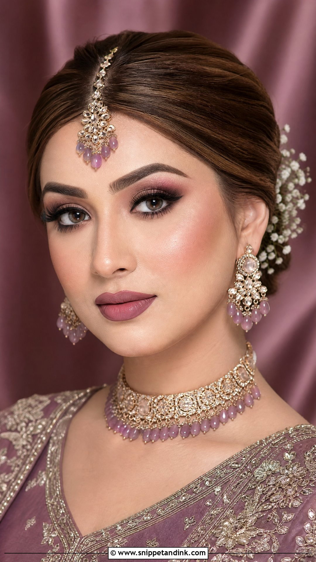 Matte Indian Bridal HD Makeup - Snippet and Ink - 25 Indian Bridal HD Makeup Looks