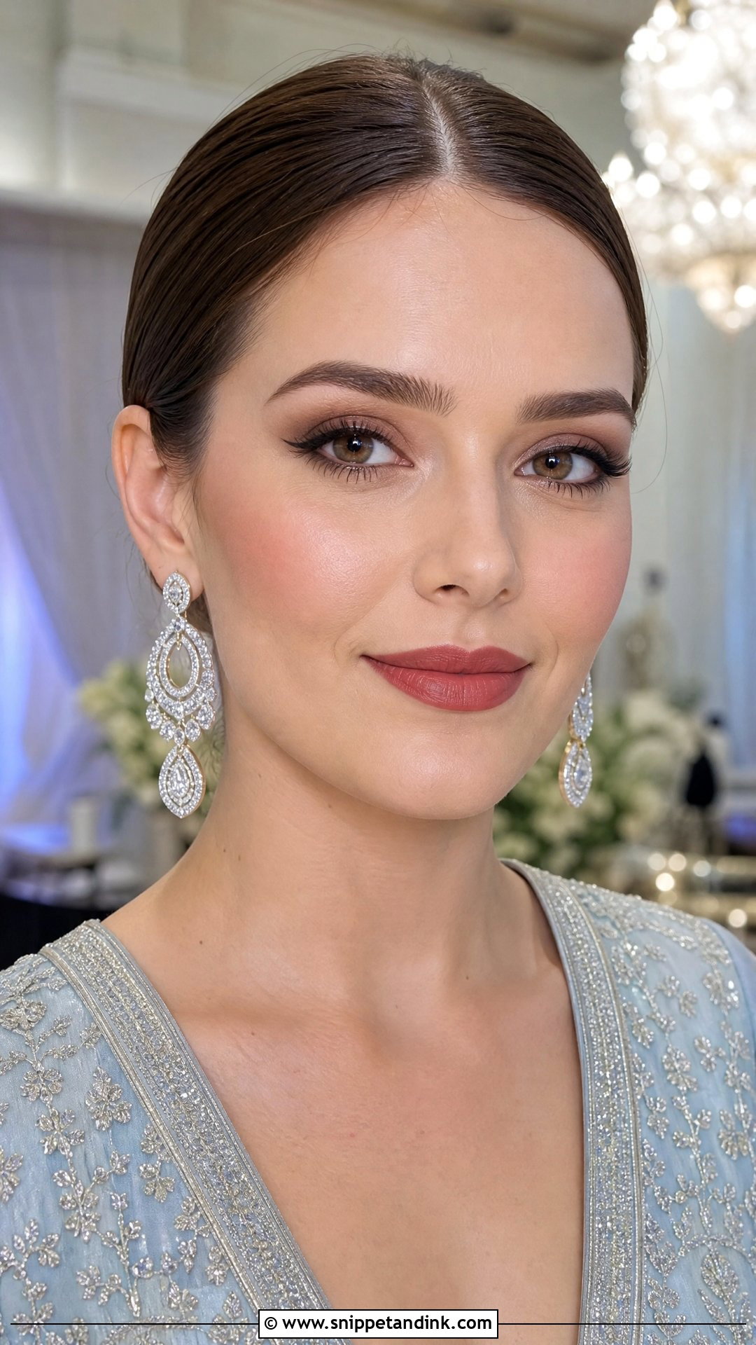 Matte Indian Wedding Guest Makeup - Snippet and Ink - 25 Indian Wedding Guest Makeup Ideas
