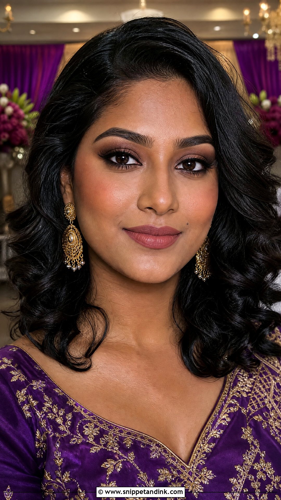 Matte Indian Wedding Guest Makeup - Snippet and Ink - 20 Makeup for Indian Wedding Guest Ideas