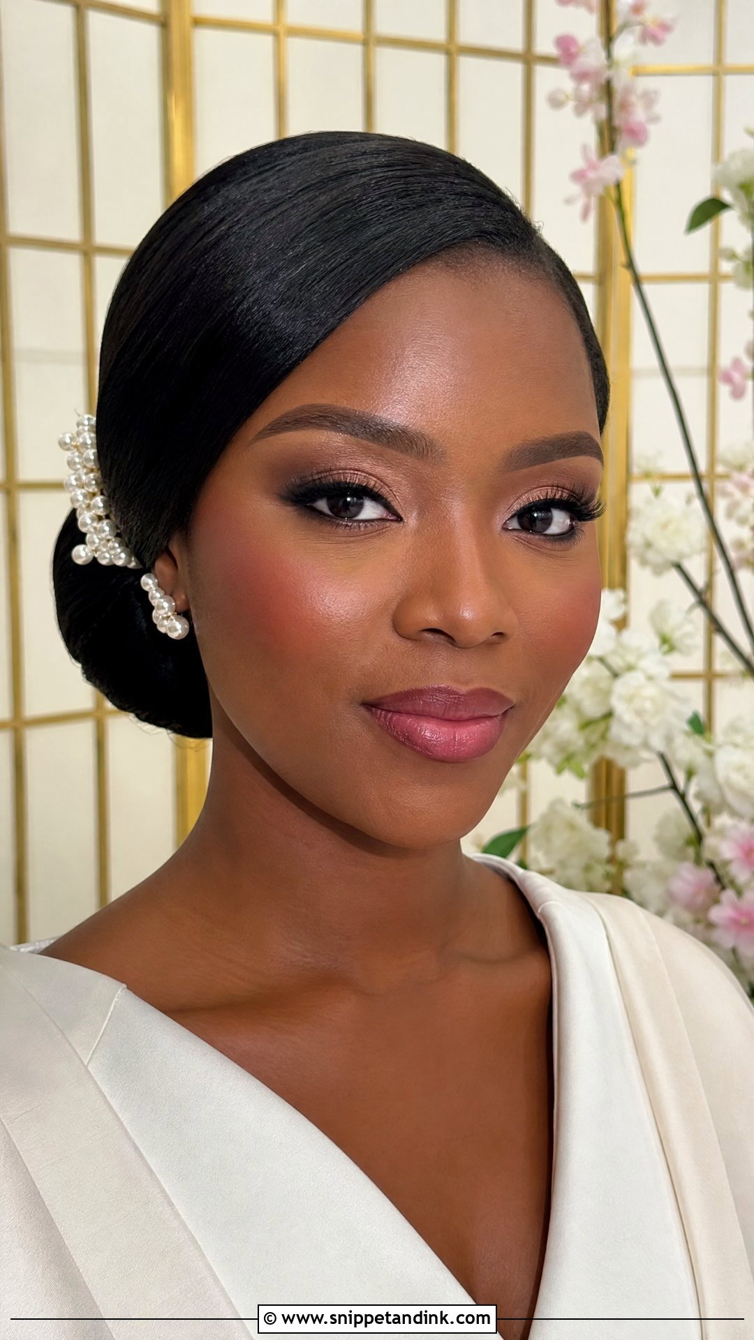Matte Japanese Wedding Makeup - Snippet and Ink - 20 Japanese Wedding Makeup Ideas