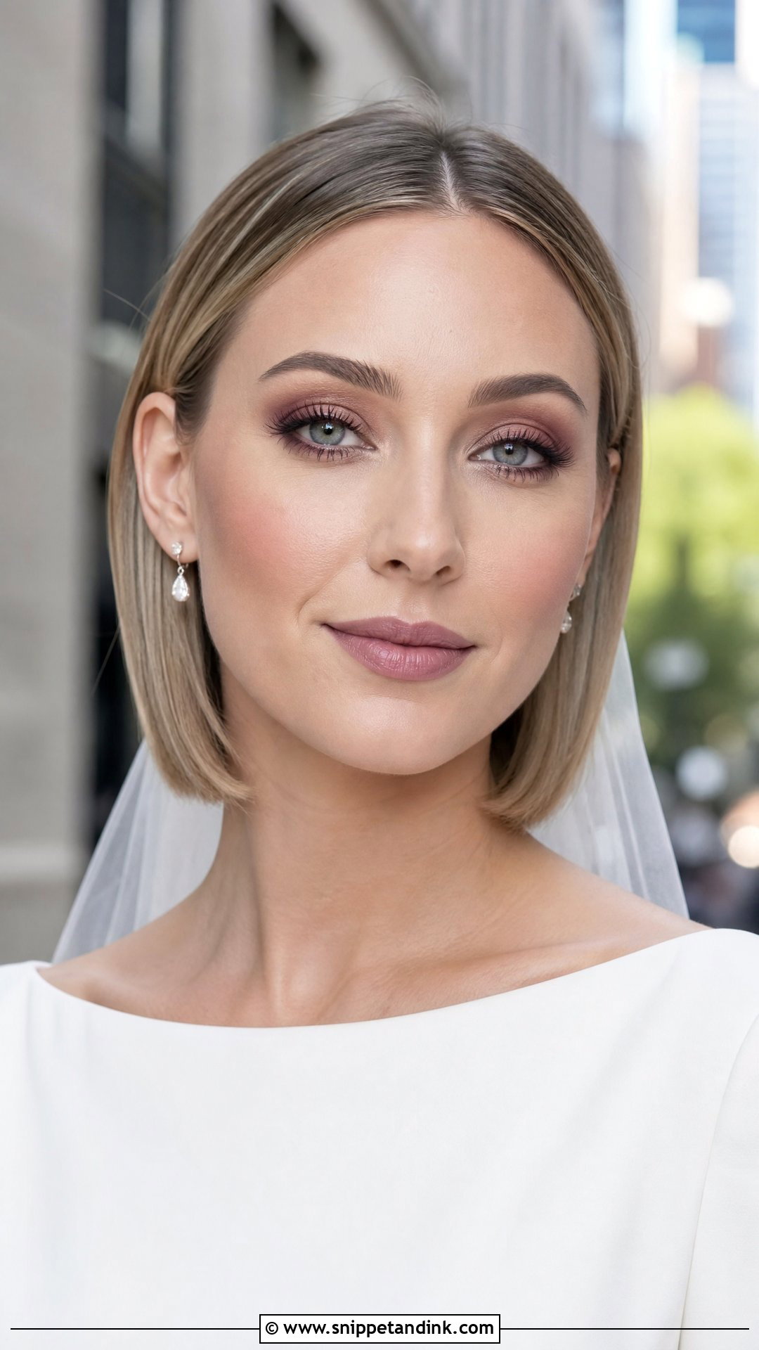 Matte Mauve Wedding Makeup - Snippet and Ink - 20 Matte Wedding Makeup Ideas