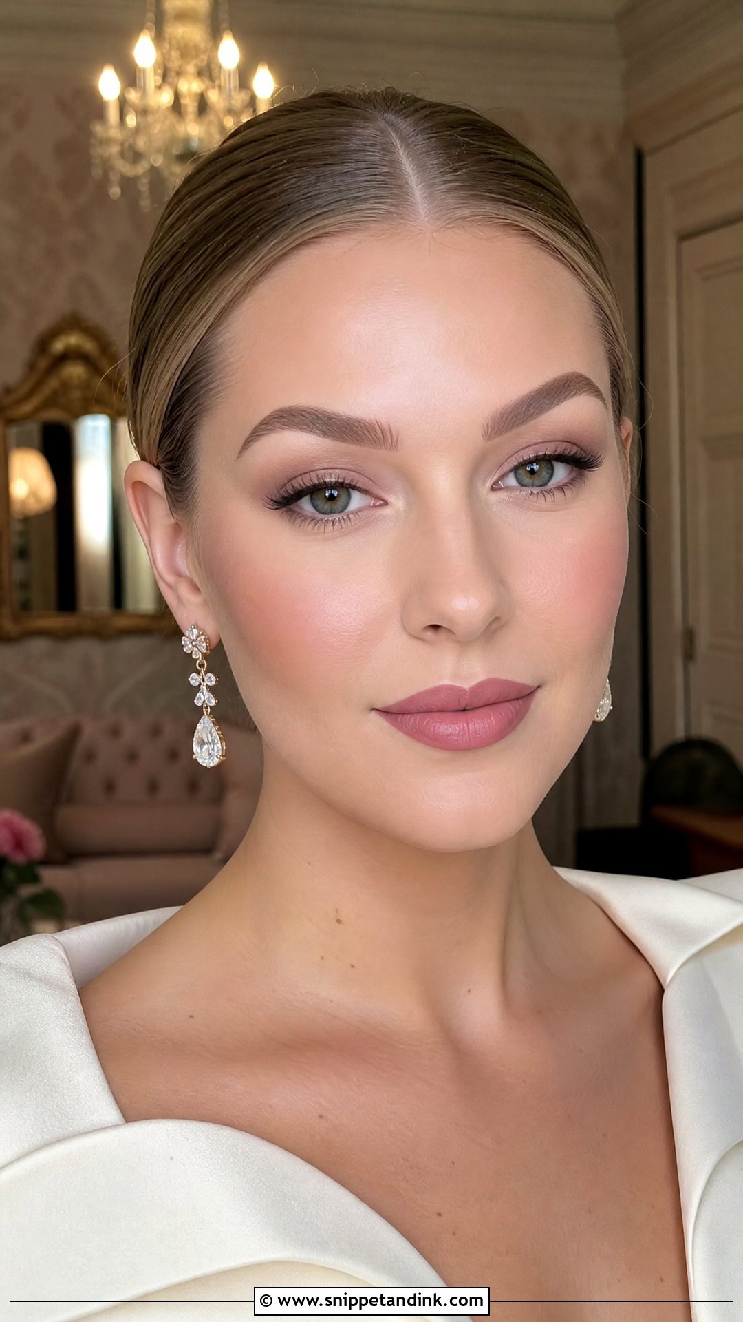 Matte Minimal Bridal Makeup - Snippet and Ink - 25 Minimal Bridal Makeup Ideas
