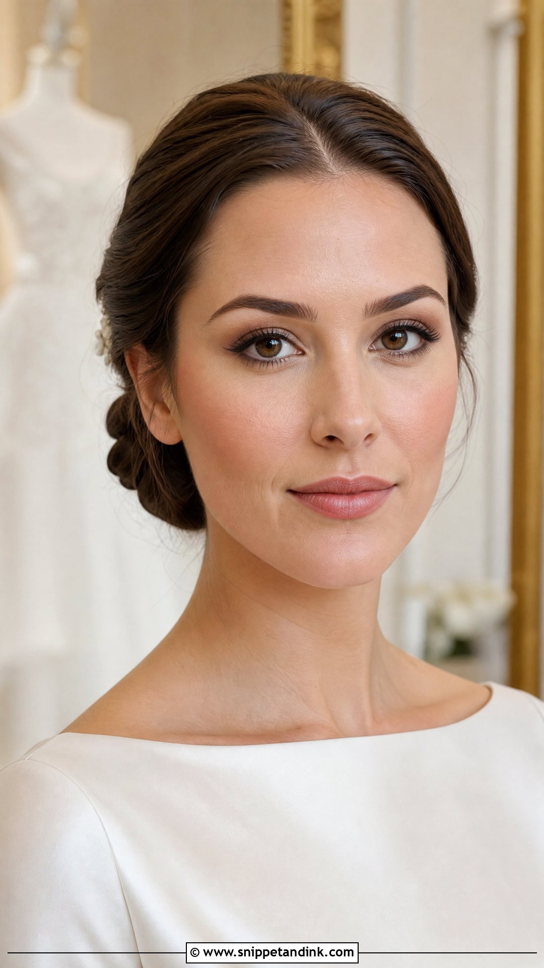 Matte Minimal Bridal Makeup - Snippet and Ink - 20 Minimalist Bridal Makeup Ideas
