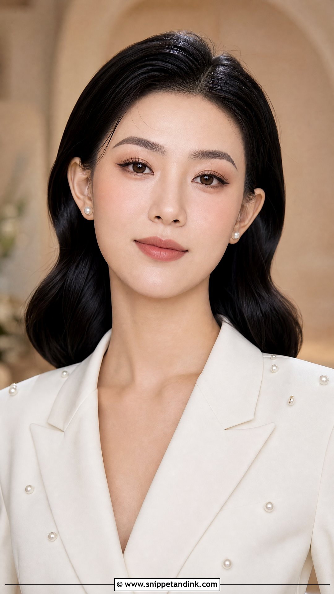 Matte Natural Asian Bridal Makeup - Snippet and Ink - 20 Natural Asian Bridal Makeup Ideas