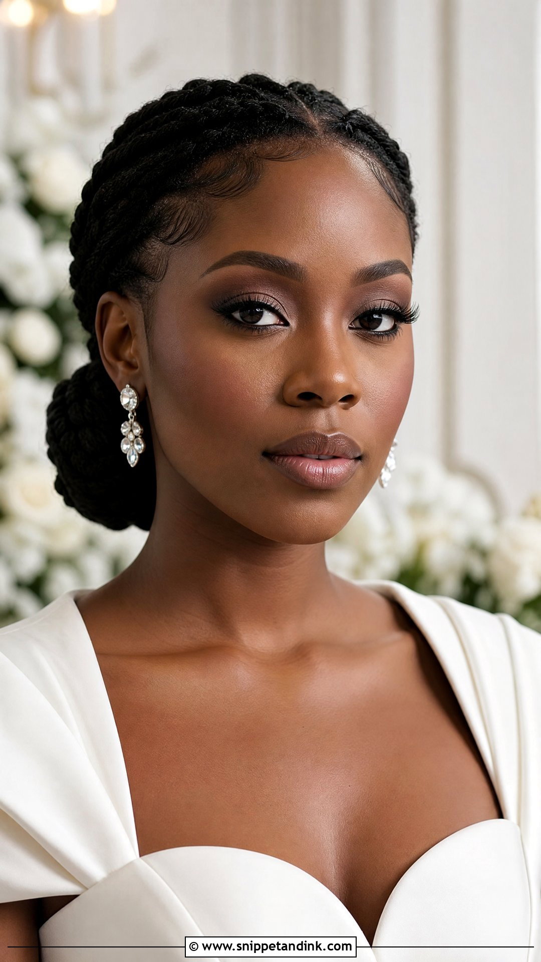 Matte Natural Black Bridal Makeup - Snippet and Ink - 20 Black Bridal Makeup Dark Skin Natural Looks