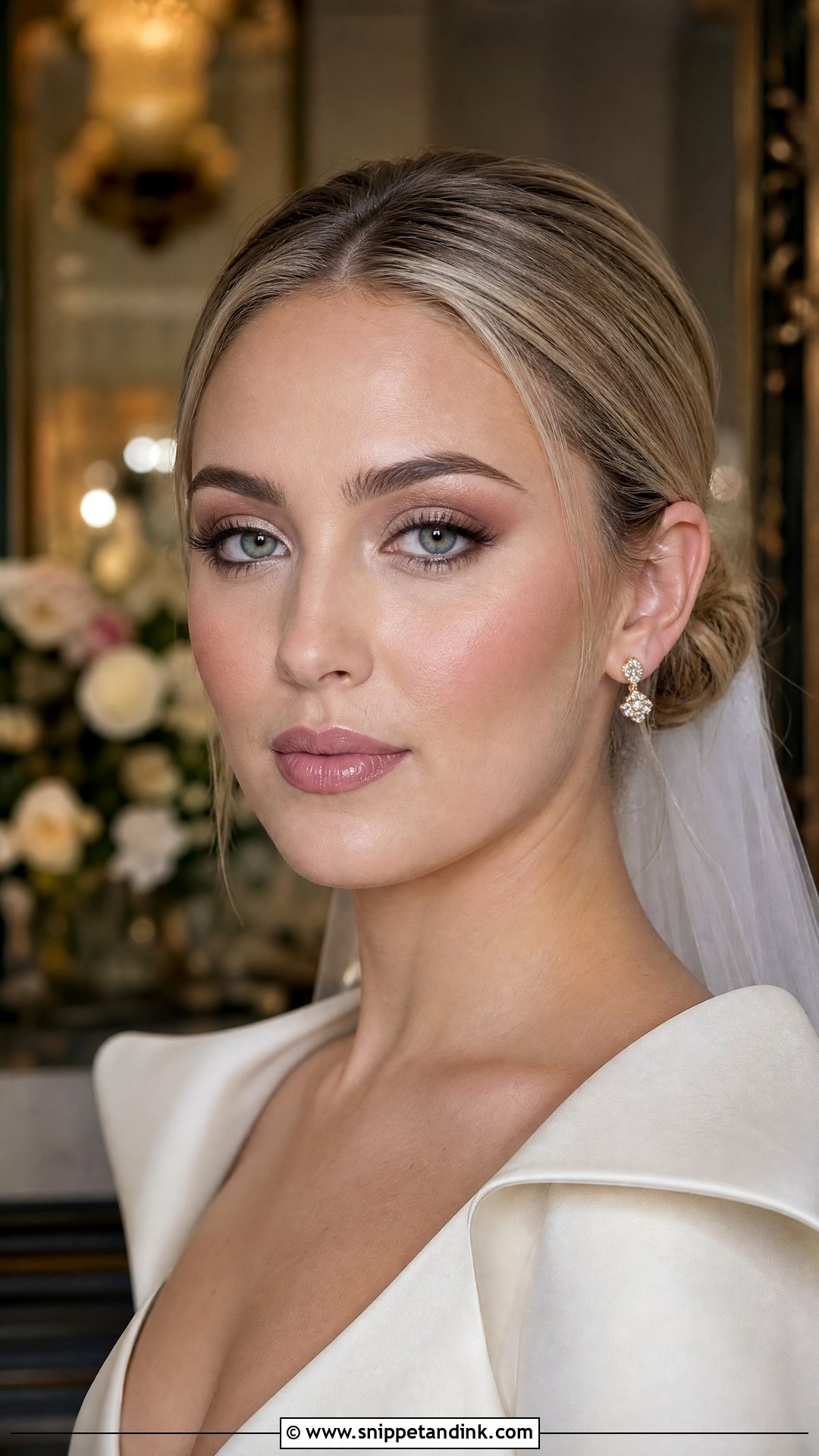 Matte Natural Bridal Makeup - Snippet and Ink - 20 Soft Natural Bridal Makeup Ideas