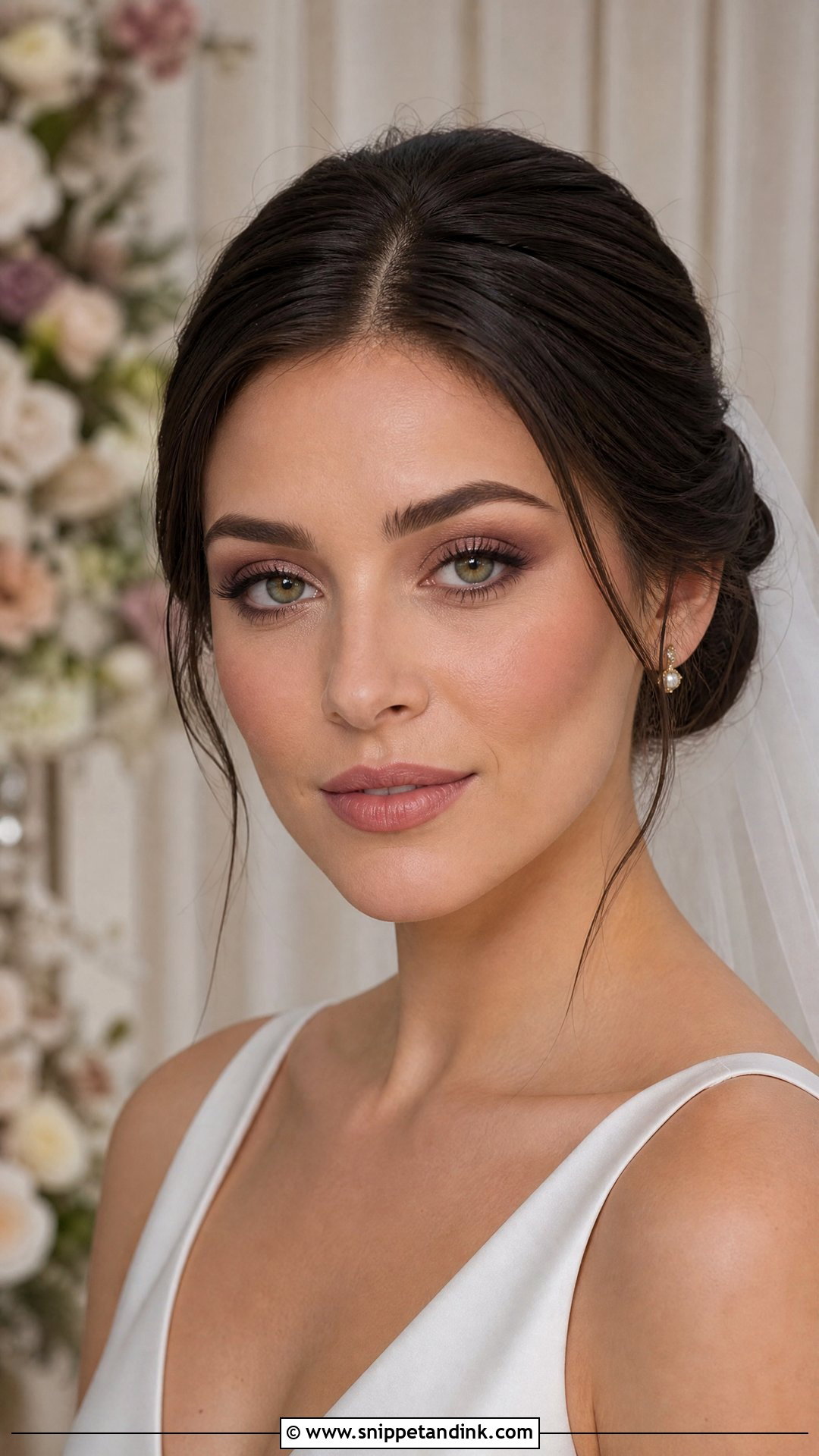 Matte Natural Bridal Makeup For Green Eyes Brunette - Snippet and Ink - 20 Natural Wedding Makeup for Green Eyes Brunette