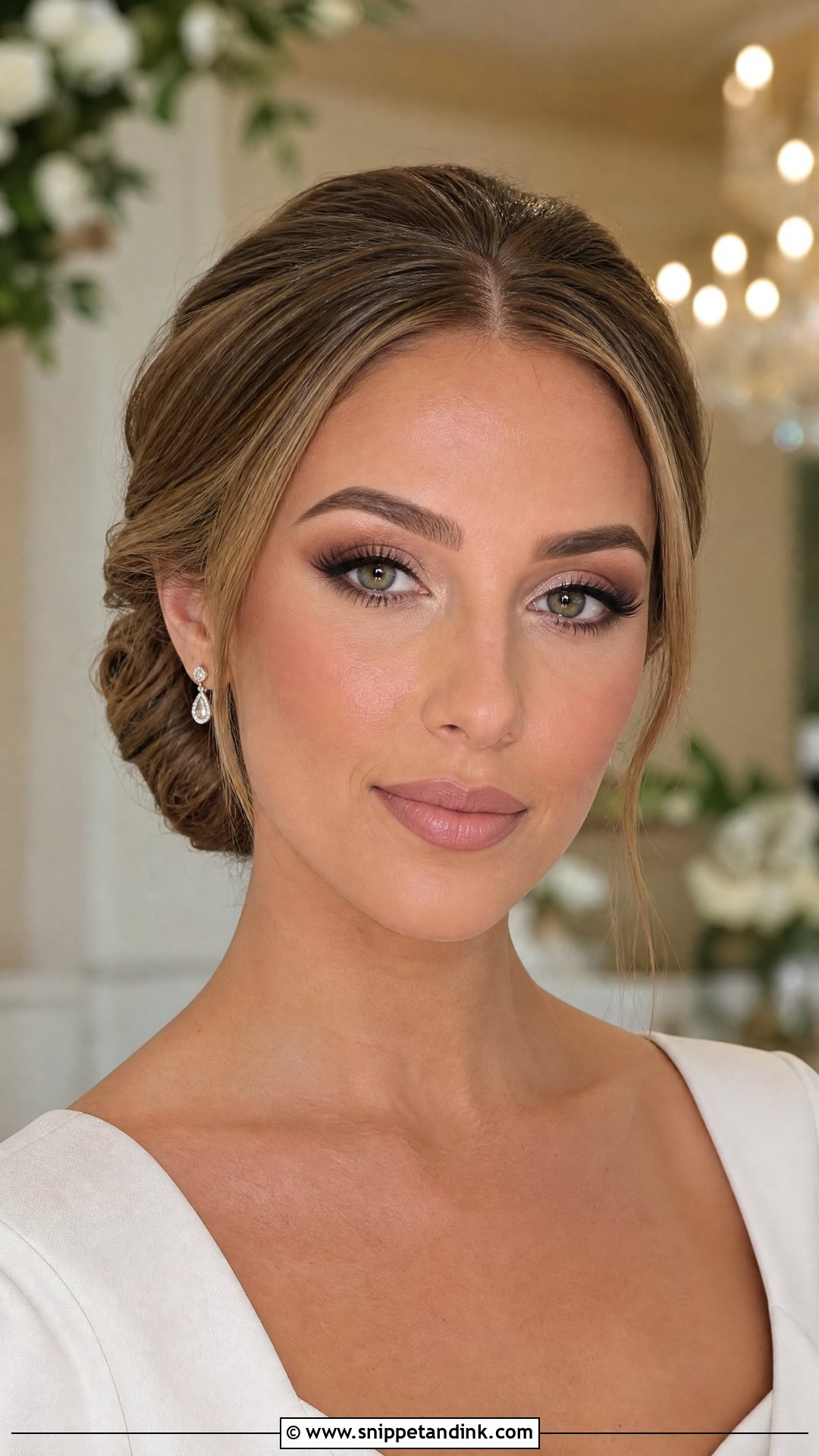Matte Natural Bridal Makeup For Green Eyes - Snippet and Ink - 20 Natural Glam Bridal Makeup for Green Eyes