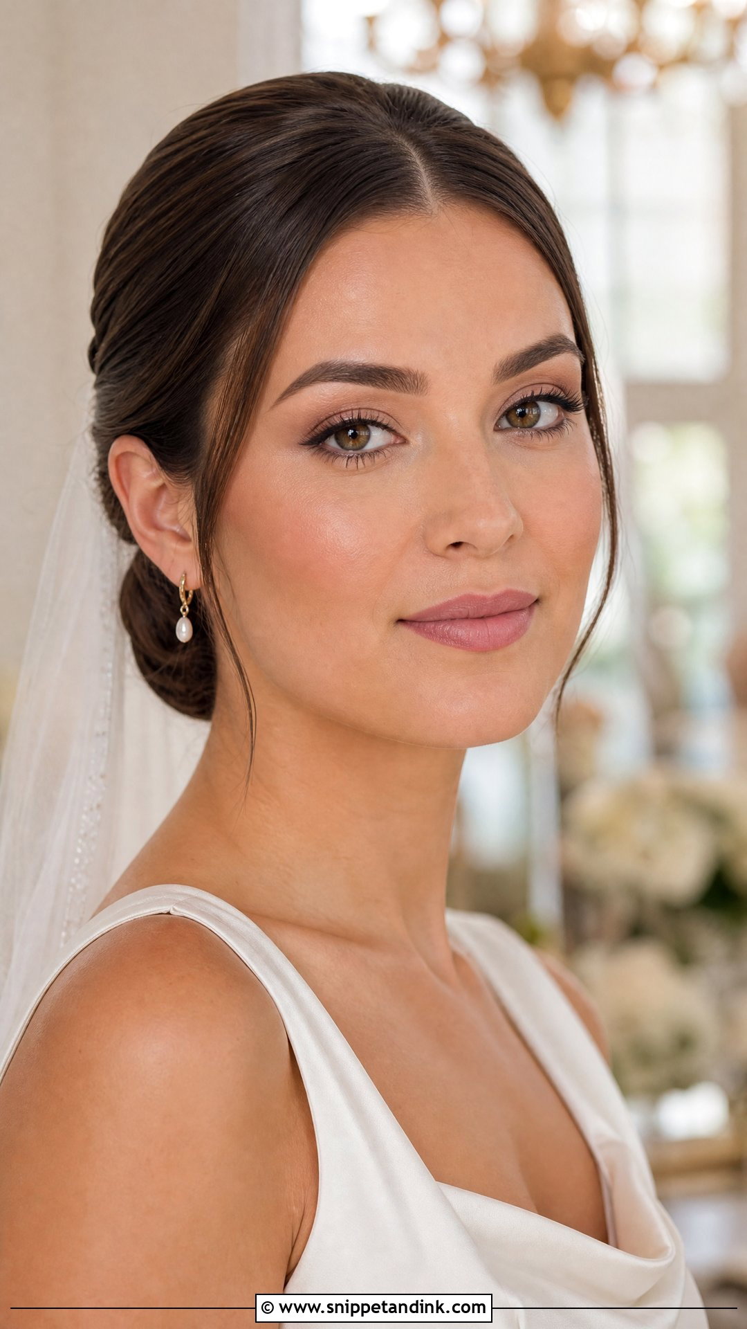 Matte Natural Bridal Makeup - Snippet and Ink - 20 Natural Bridal Glam Ideas