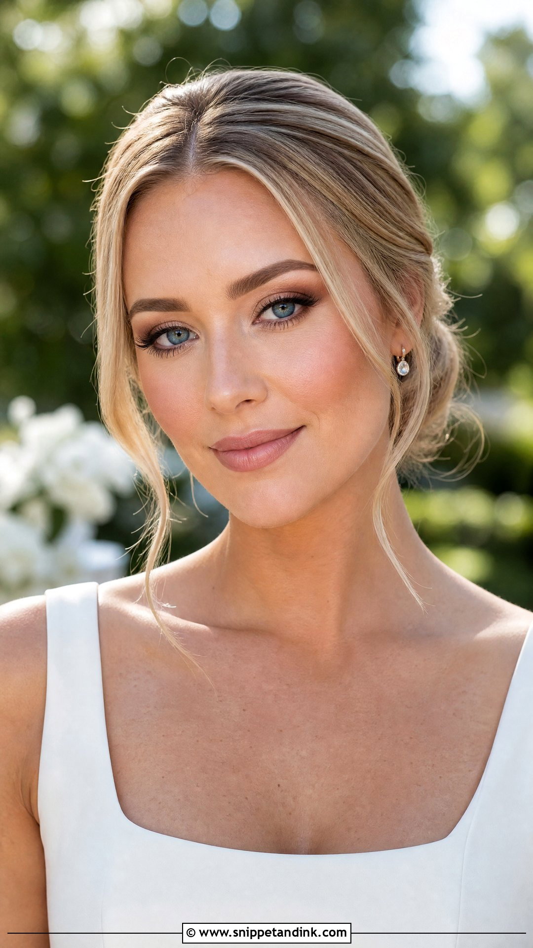 Matte Natural Glam Bridal Makeup For Blue Eyes - Snippet and Ink - 20 Natural Glam Bridal Makeup for Blue Eyes