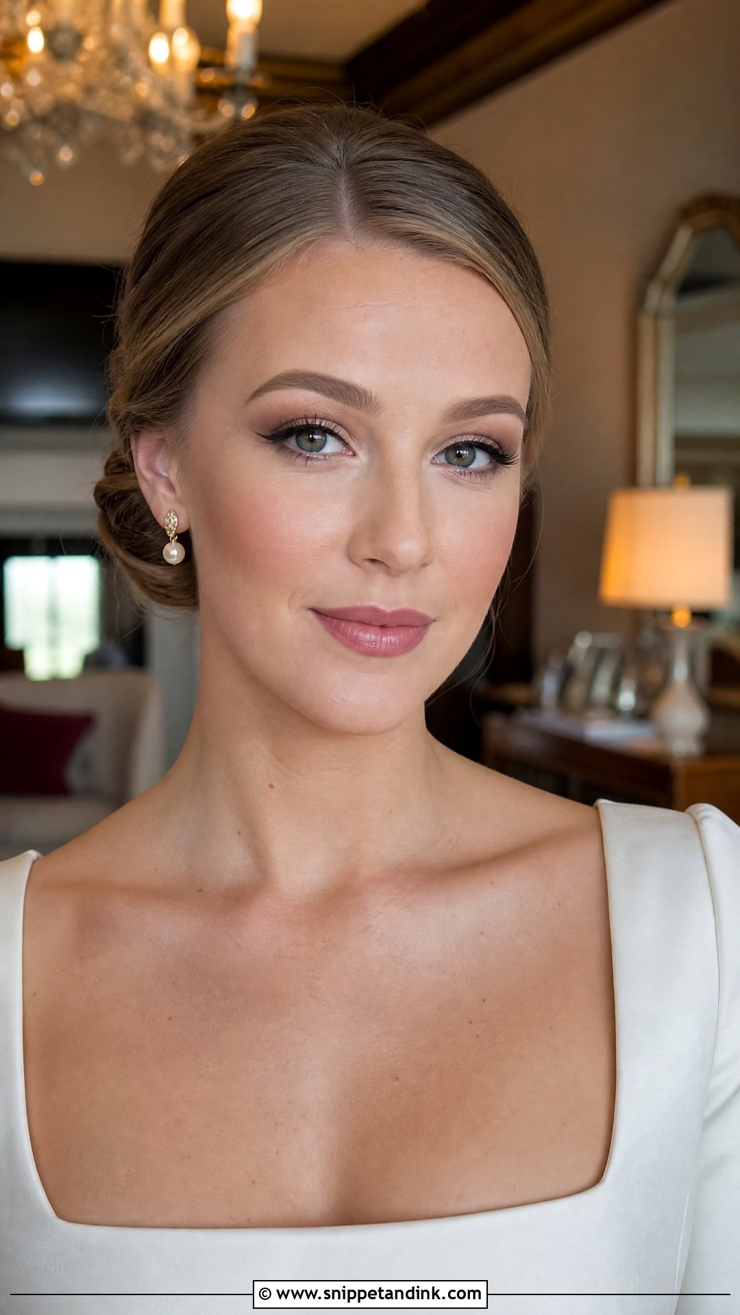 Matte Natural Glam Wedding Makeup - Snippet and Ink - 30 Natural Glam Wedding Makeup Ideas