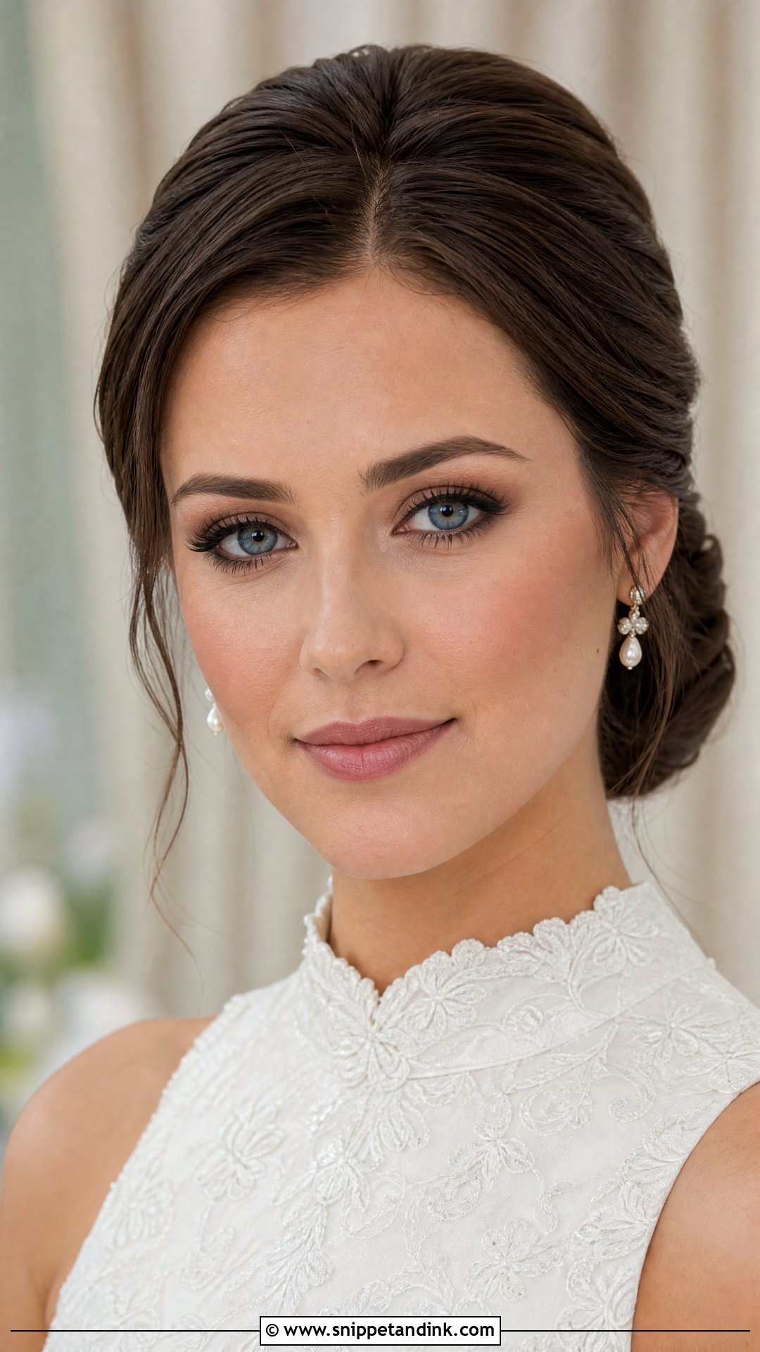 Matte Natural Wedding Makeup For Blue Eyes Brunette - Snippet and Ink - 20 Natural Wedding Makeup for Blue Eyes Brunette