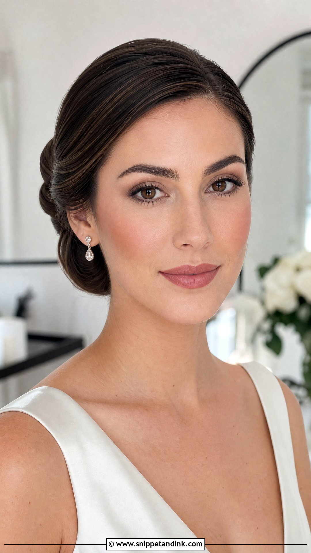 Matte Natural Wedding Makeup For Brown Eyes - Snippet and Ink - 20 Natural Wedding Makeup for Brown Eyes Brunettes