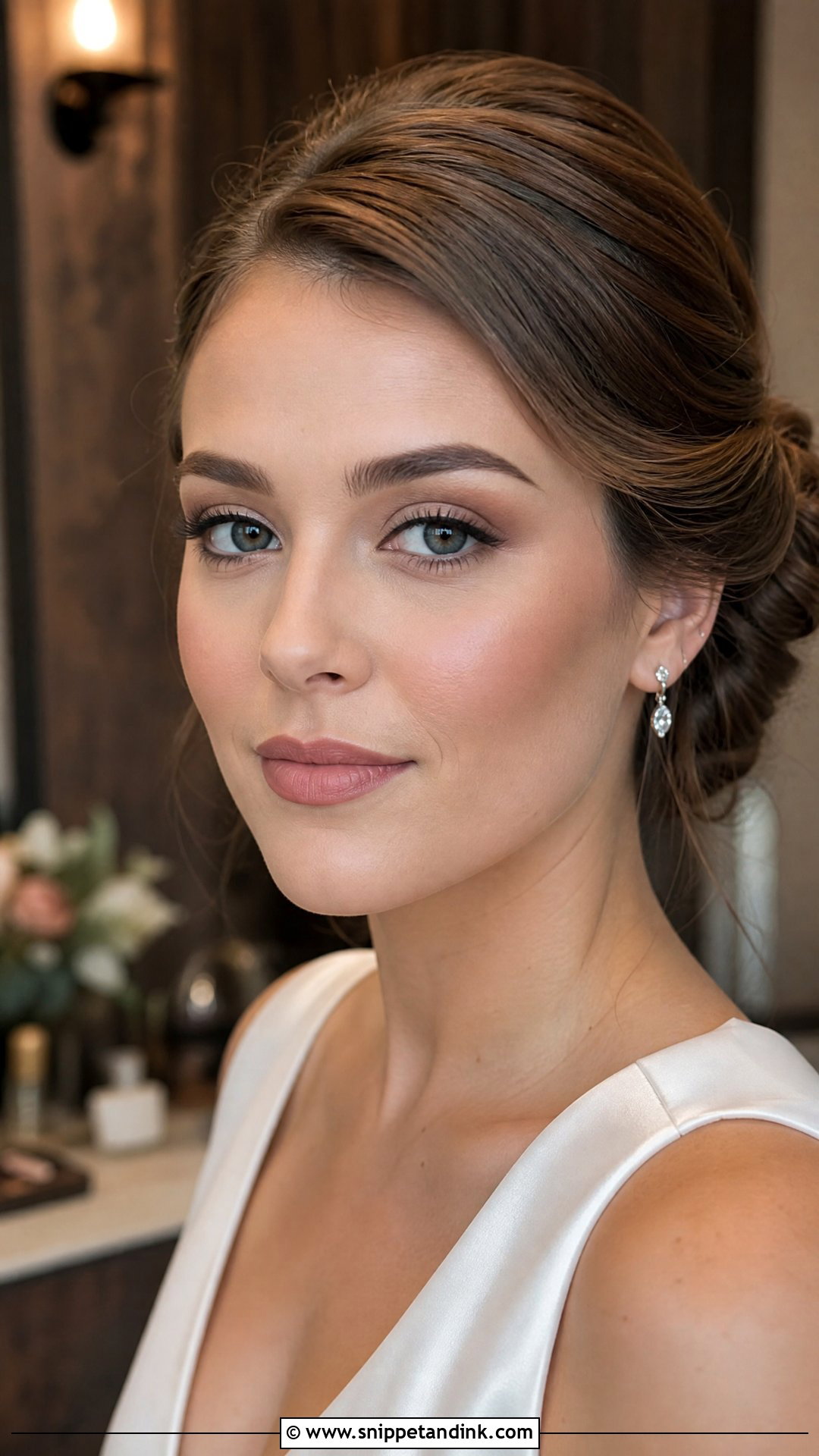 Matte Natural Wedding Makeup For Brown Eyes - Snippet and Ink - 25 Soft Natural Wedding Makeup Looks for Brown Eyes