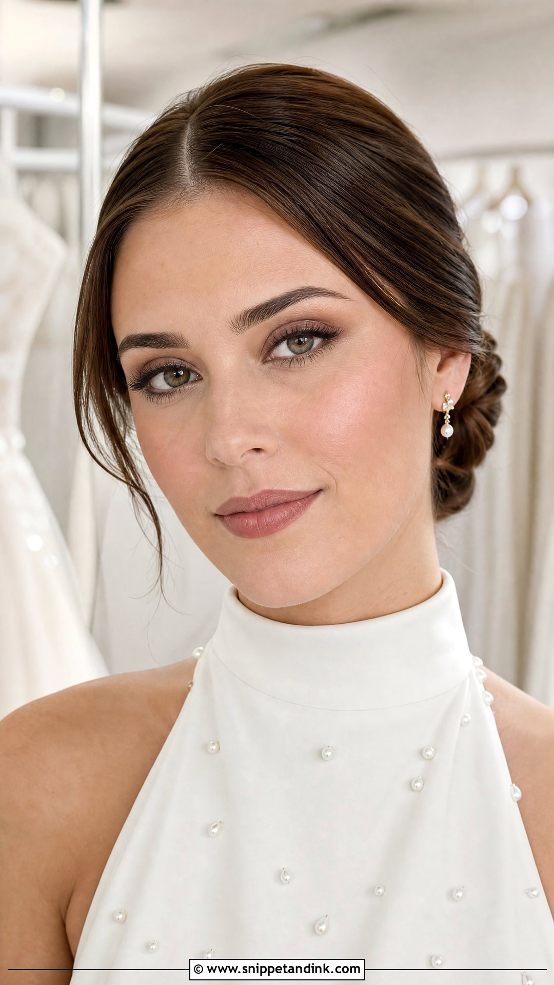 Matte Natural Wedding Makeup For Brunettes - Snippet and Ink - 20 Natural Wedding Makeup Brunette Ideas