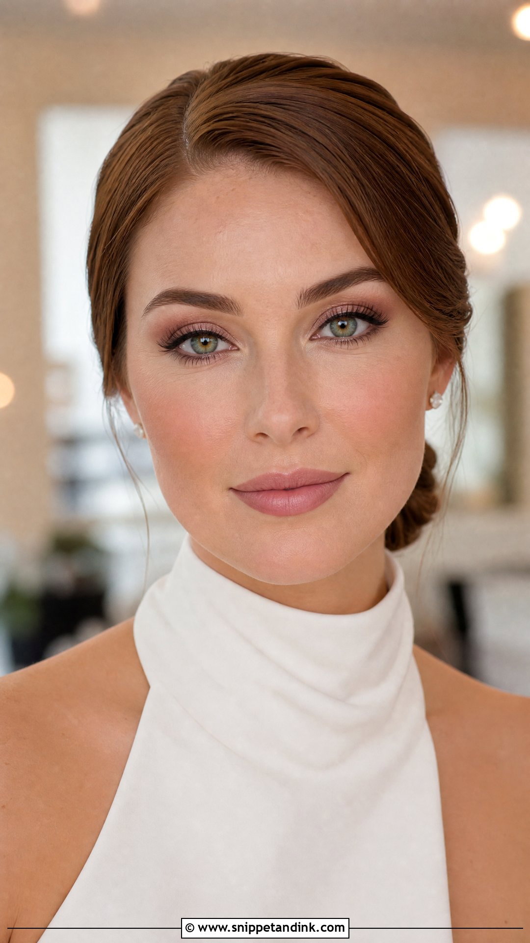 Matte Natural Wedding Makeup for Green Eyes - Snippet and Ink - 20 Natural Wedding Make Up for Green Eyes