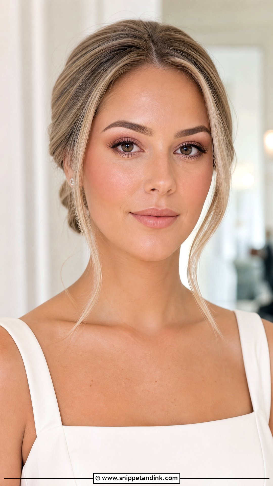 Matte Neutral Bridal Makeup For Brown Eyes - Snippet and Ink - 30 Soft Glam Bridal Makeup for Brown Eyes