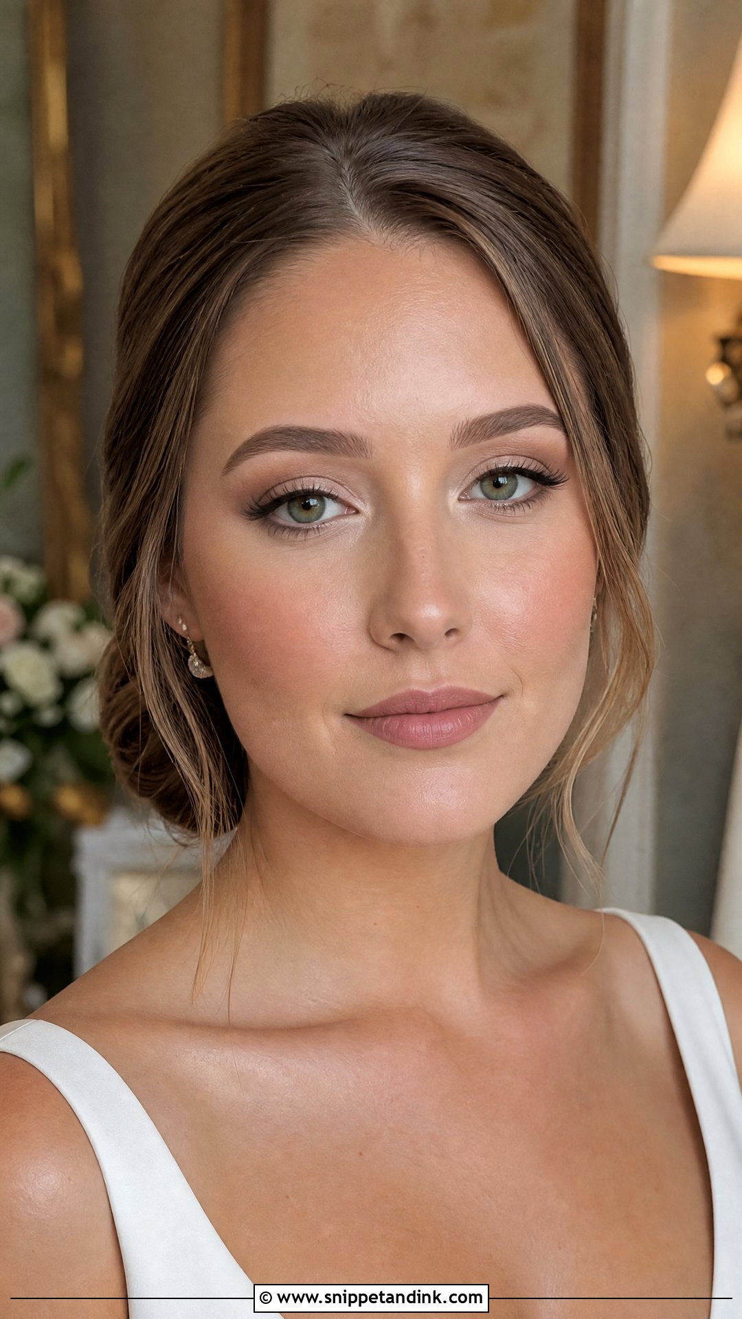 Matte Neutral Wedding Makeup For Green Eyes - Snippet and Ink - 25 Natural Wedding Makeup for Green Eyes