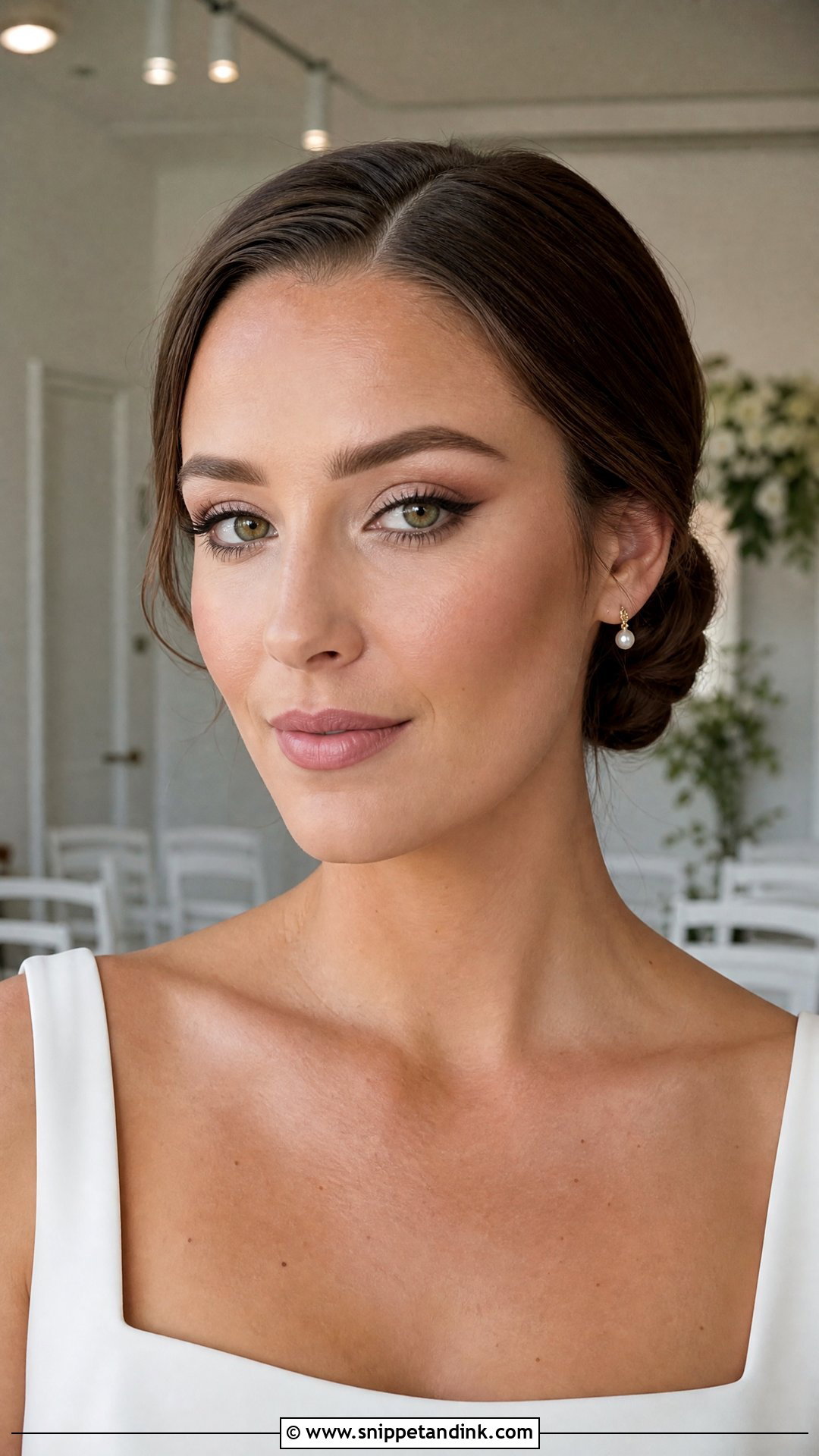 Matte Neutral Wedding Makeup For Green Eyes - Snippet and Ink - 20 Wedding Makeup for Green Eyes and Brown Hair