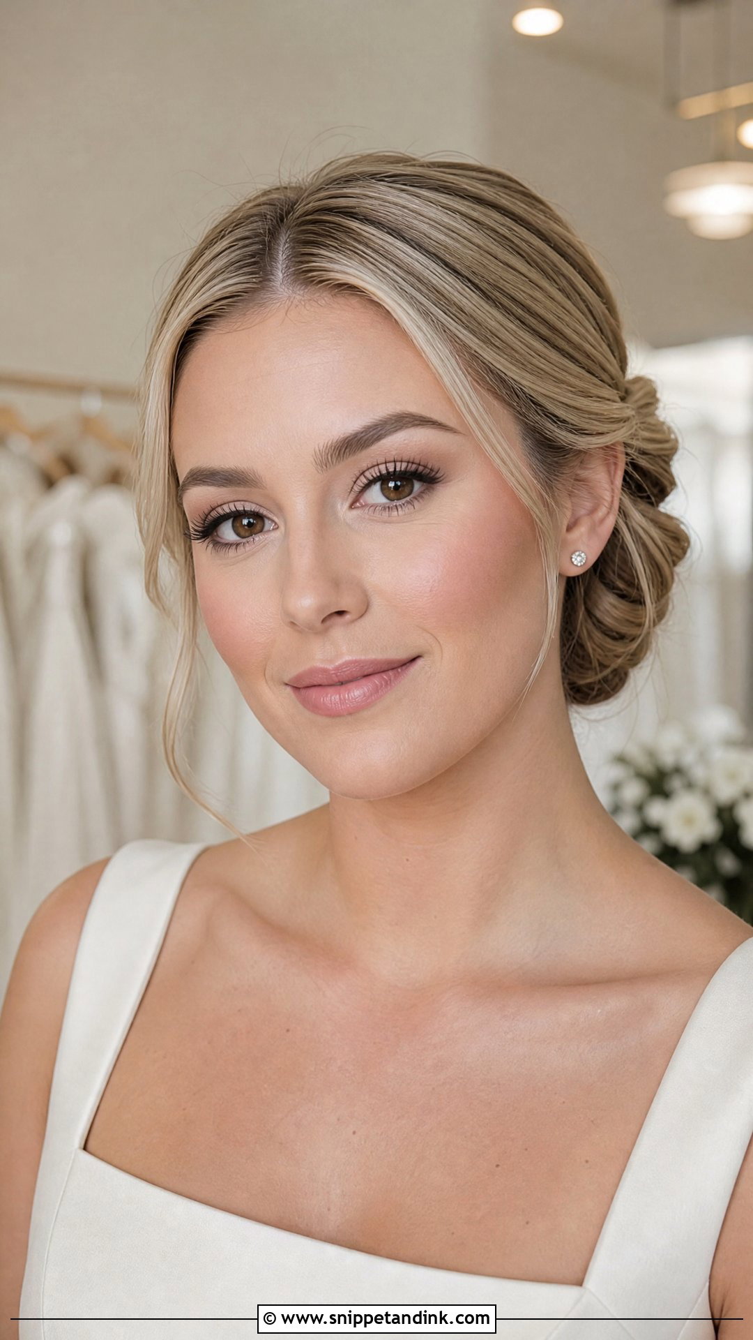 Matte Neutral Wedding Makeup for Brown Eyes - Snippet and Ink - 20 Wedding Makeup Looks for Brown Eyes