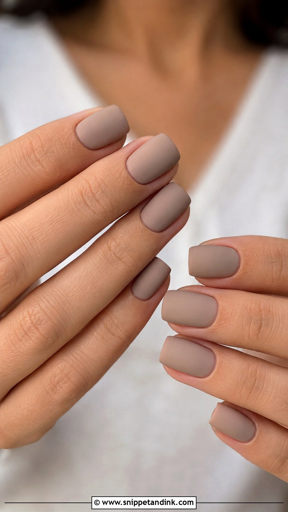 Matte Neutral Wedding Nails - Snippet and Ink - 20 Neutral Nails for Wedding