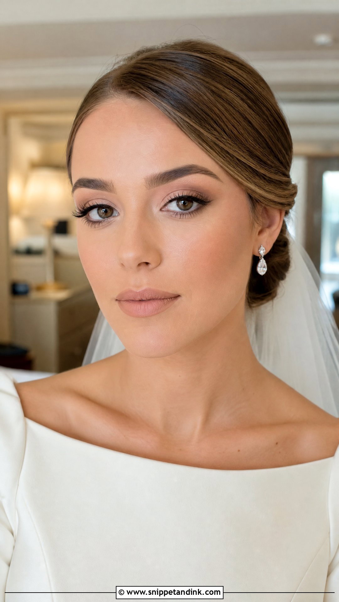 Matte Nude Bridal Makeup - Snippet and Ink - 25 Nude Bridal Makeup Ideas