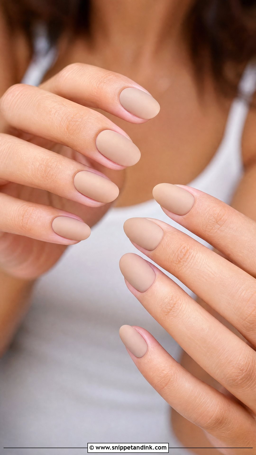 Matte Nude Bridal Party Nails - Snippet and Ink - 25 Bridal Party Nails