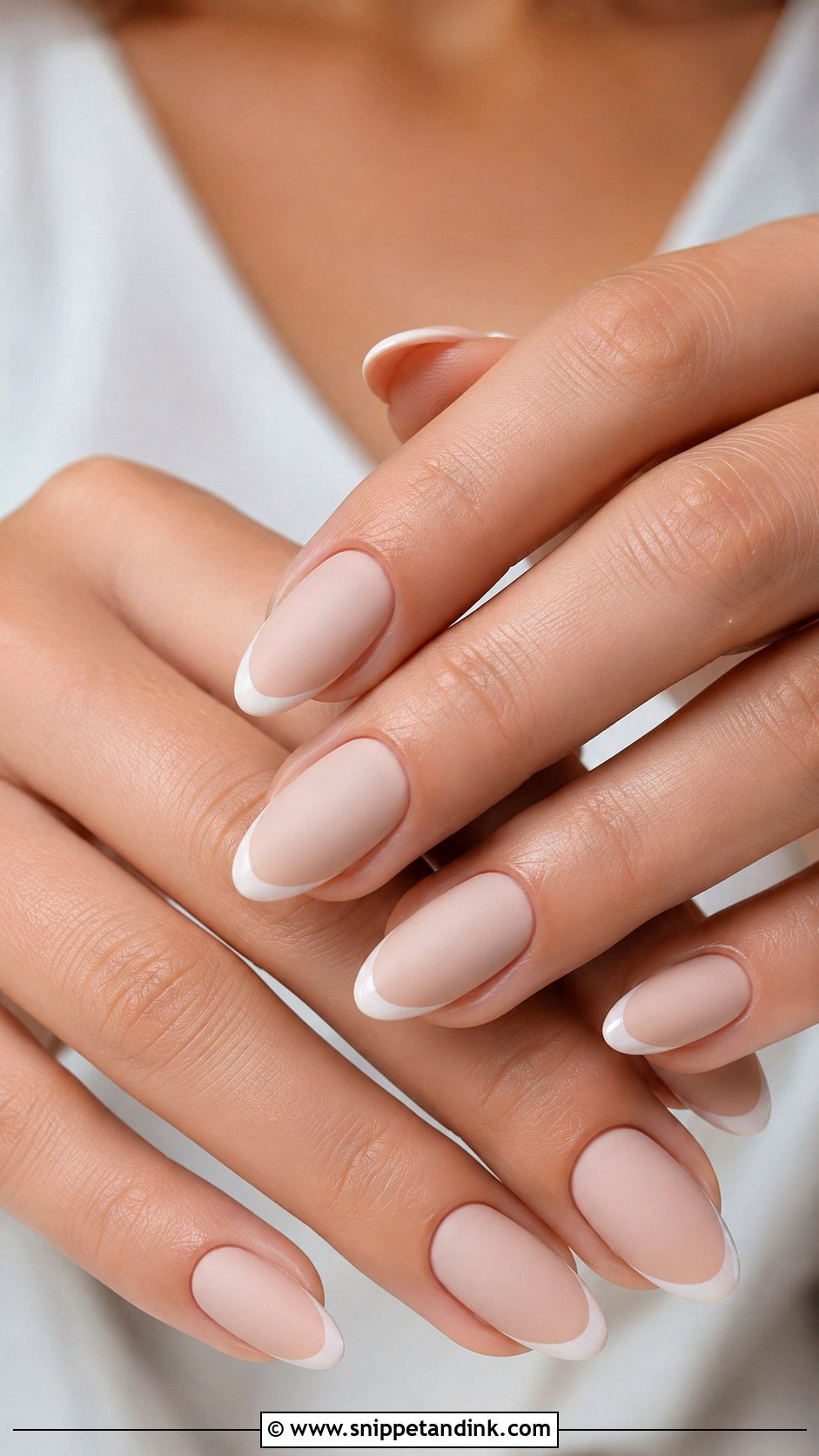 Matte Nude Bride Nails - Snippet and Ink - 30 Elegant Bride Nails Wedding