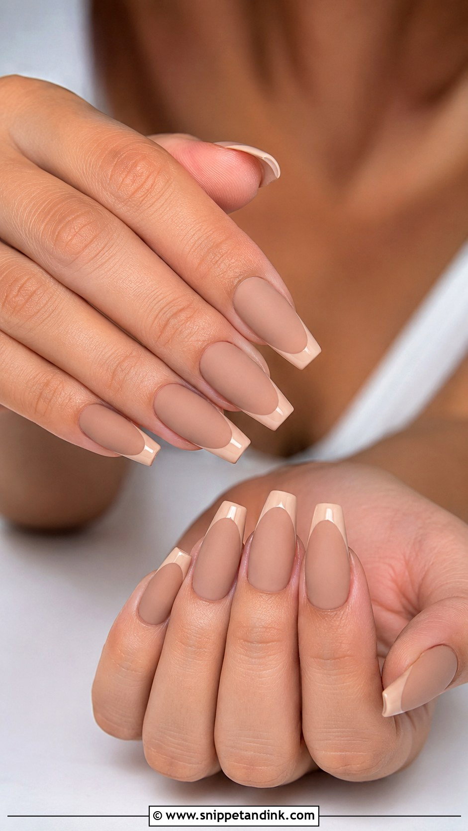 Matte Nude Bride Wedding Nails - Snippet and Ink - 30 Bride's Nails Wedding