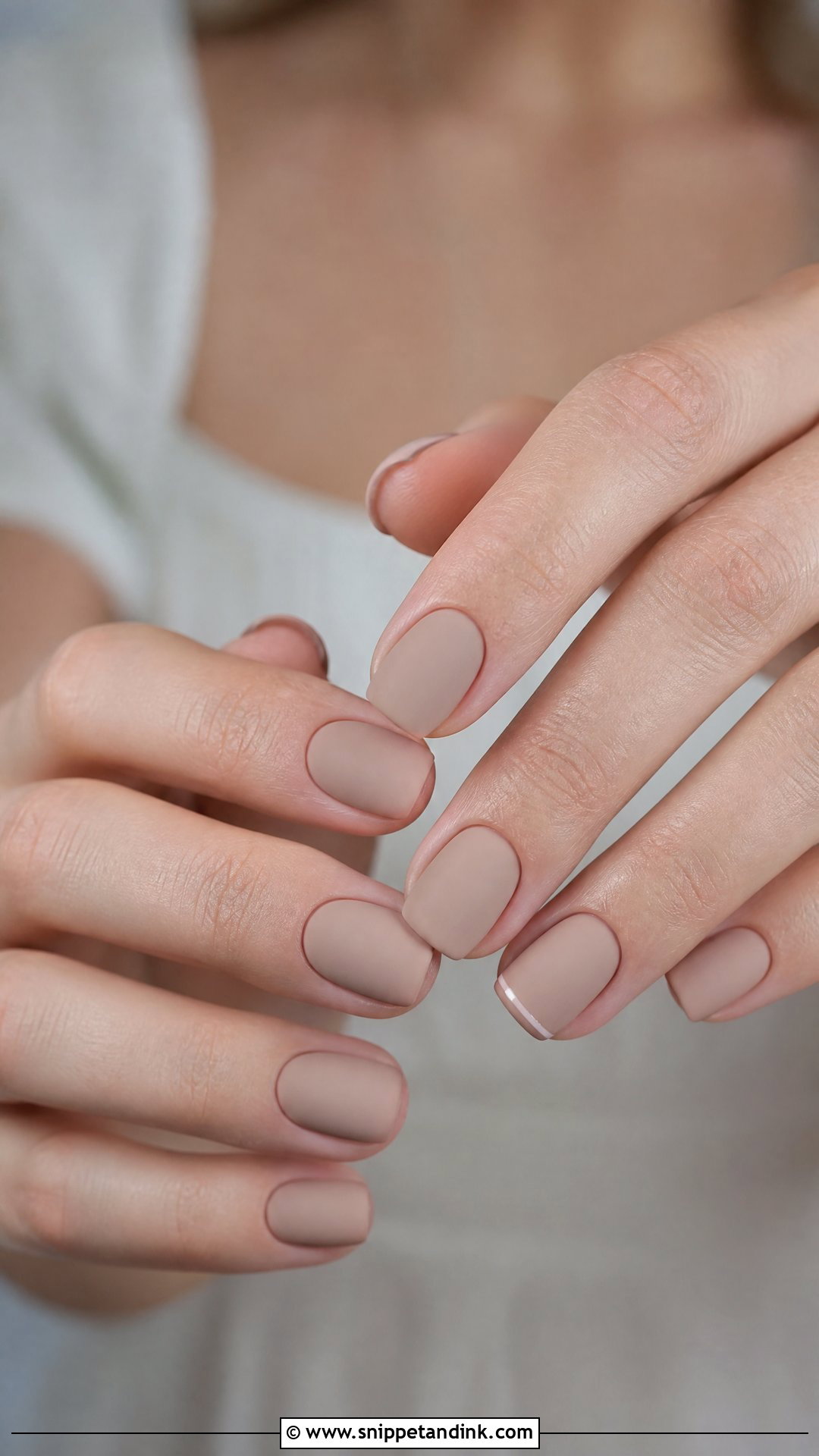 Matte Nude Bridesmaid Nails - Snippet and Ink - 25 Nails for Wedding Bridesmaid