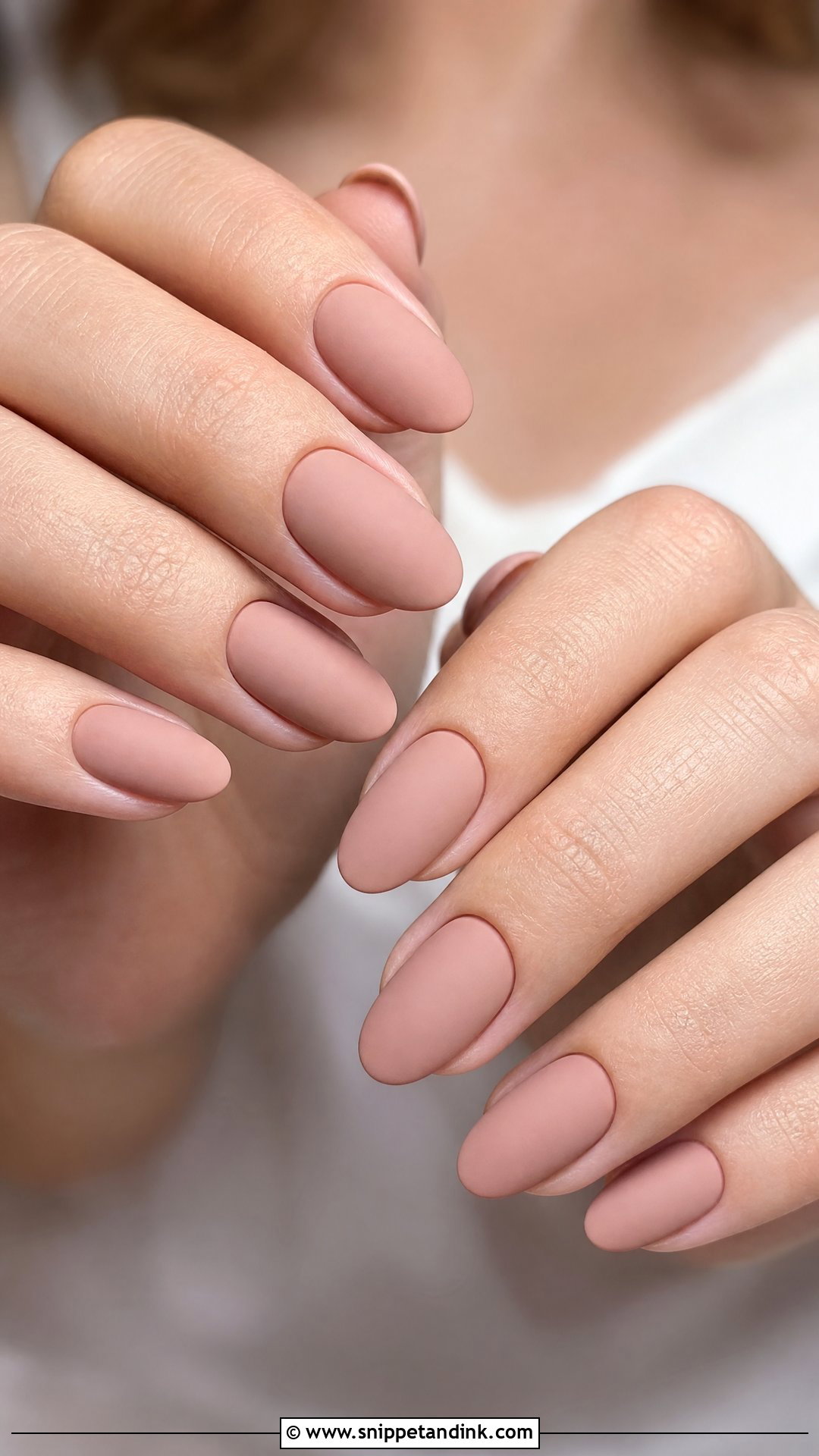Matte Nude Bridesmaids Nails - Snippet and Ink - 30 Bridesmaids Nails
