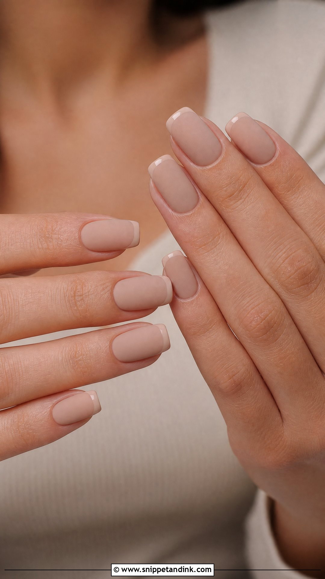 Matte Nude Marriage Nails - Snippet and Ink - 25 Nails for Marriage