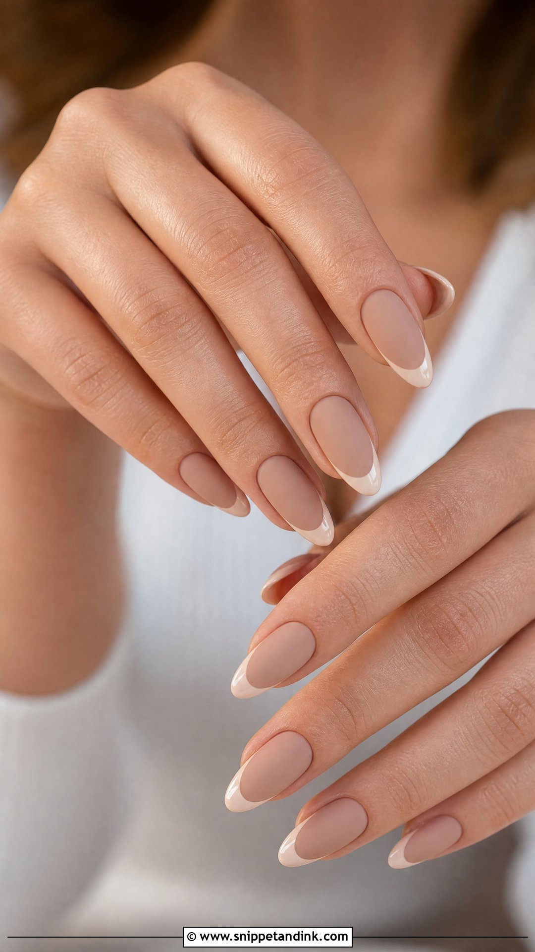 Matte Nude Pre Wedding Nails - Snippet and Ink - 25 Pre Wedding Nails