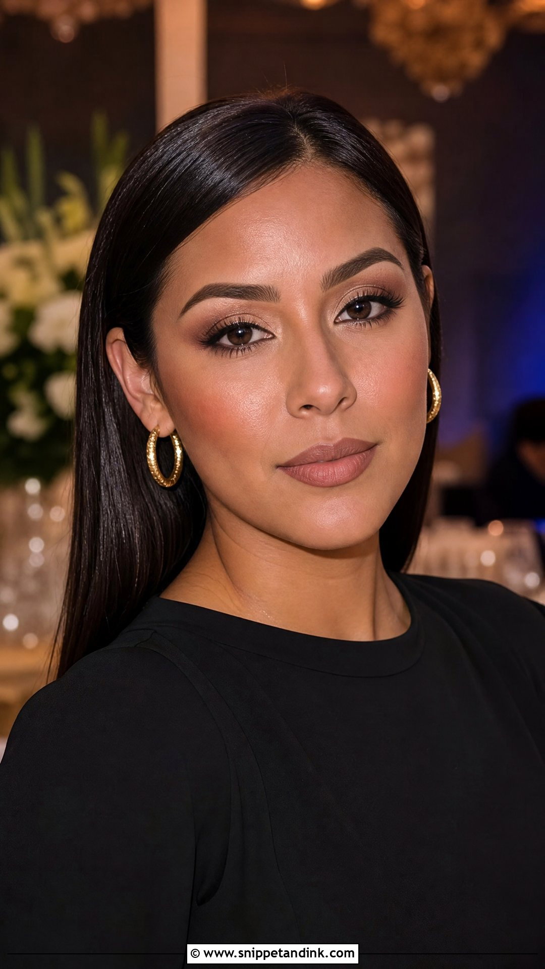 Matte Nude Wedding Guest Makeup - Snippet and Ink - 20 Black Tie Wedding Guest Makeup Ideas
