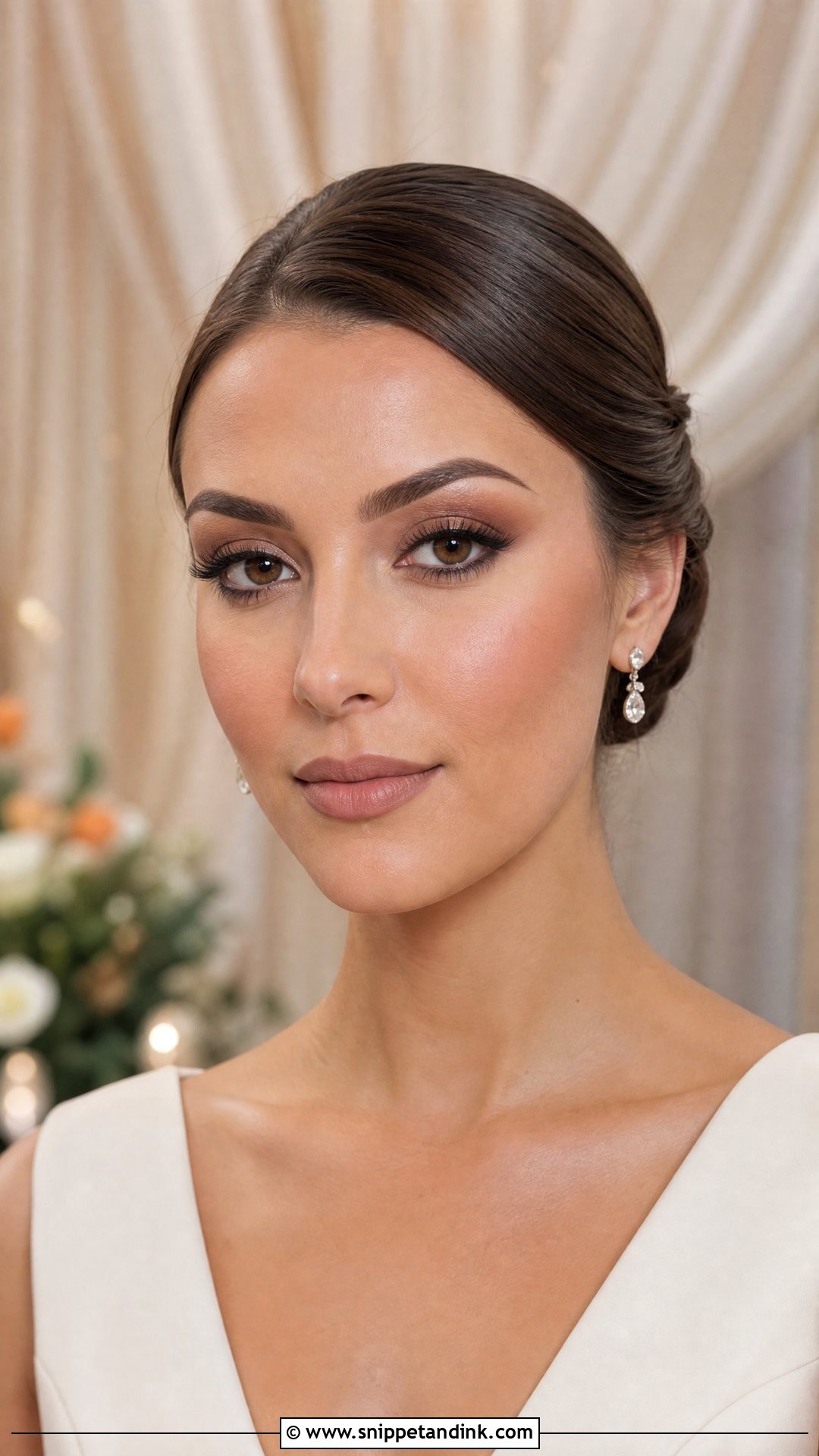 Matte Nude Wedding Makeup - Snippet and Ink - 20 Nude Makeup Looks for Wedding
