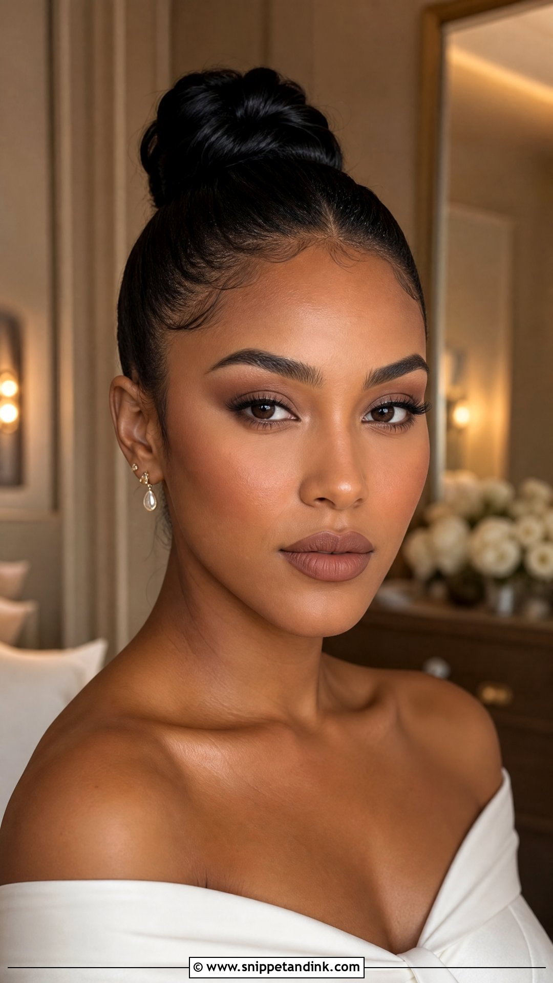 Matte Nude Wedding Makeup For Dark Skin - Snippet and Ink - 25 Wedding Makeup Dark Skin Ideas